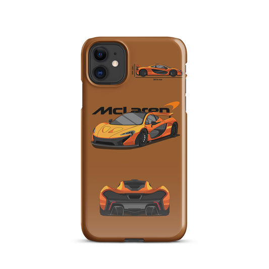 Mclaren P1 Snap case for iPhone® (Orange)