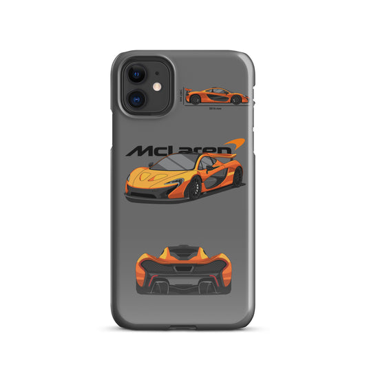 Mclaren P1 Snap case for iPhone® (Grey)