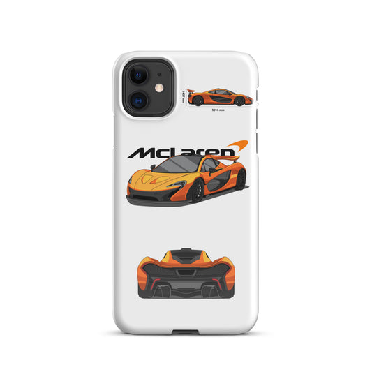 Mclaren P1 Snap case for iPhone® (White)