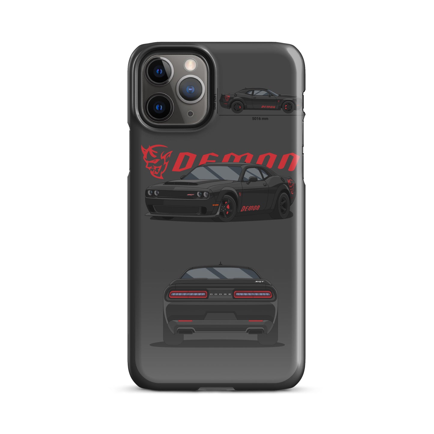 Dodge SRT Demon 170 snap case for iPhone® (Dark Grey)