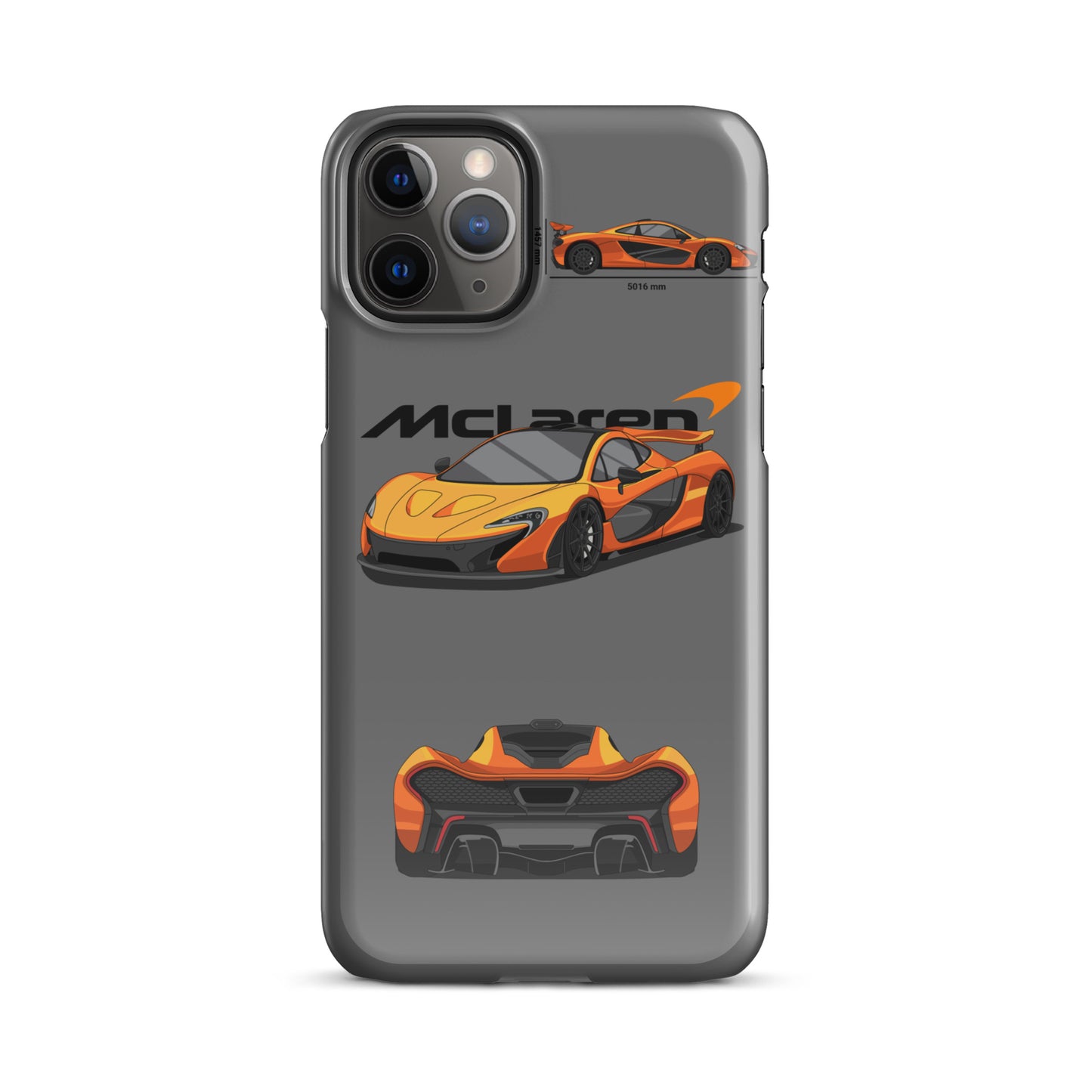 Mclaren P1 Snap case for iPhone® (Grey)