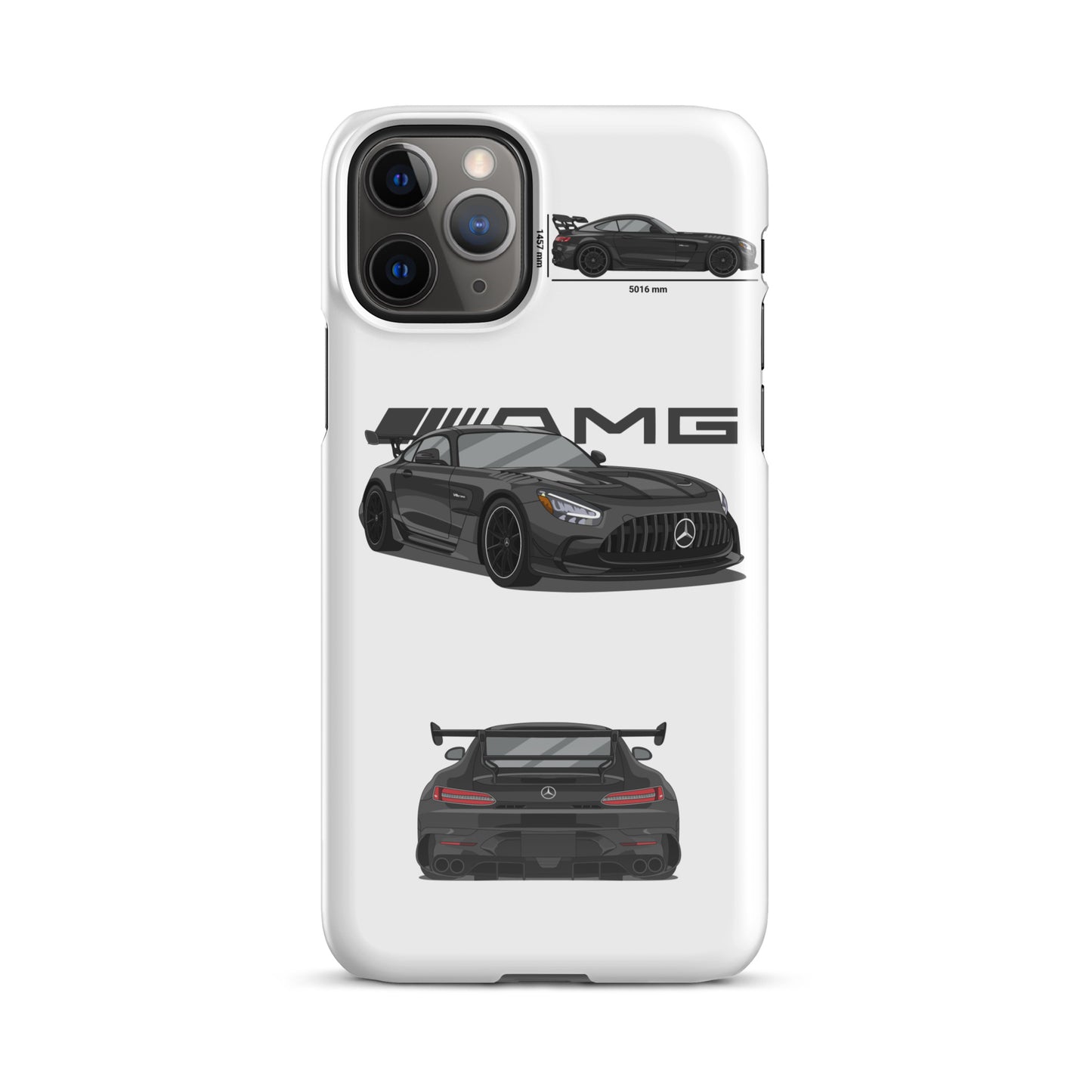 AMG GT Black Series Snap case for iPhone® (White)