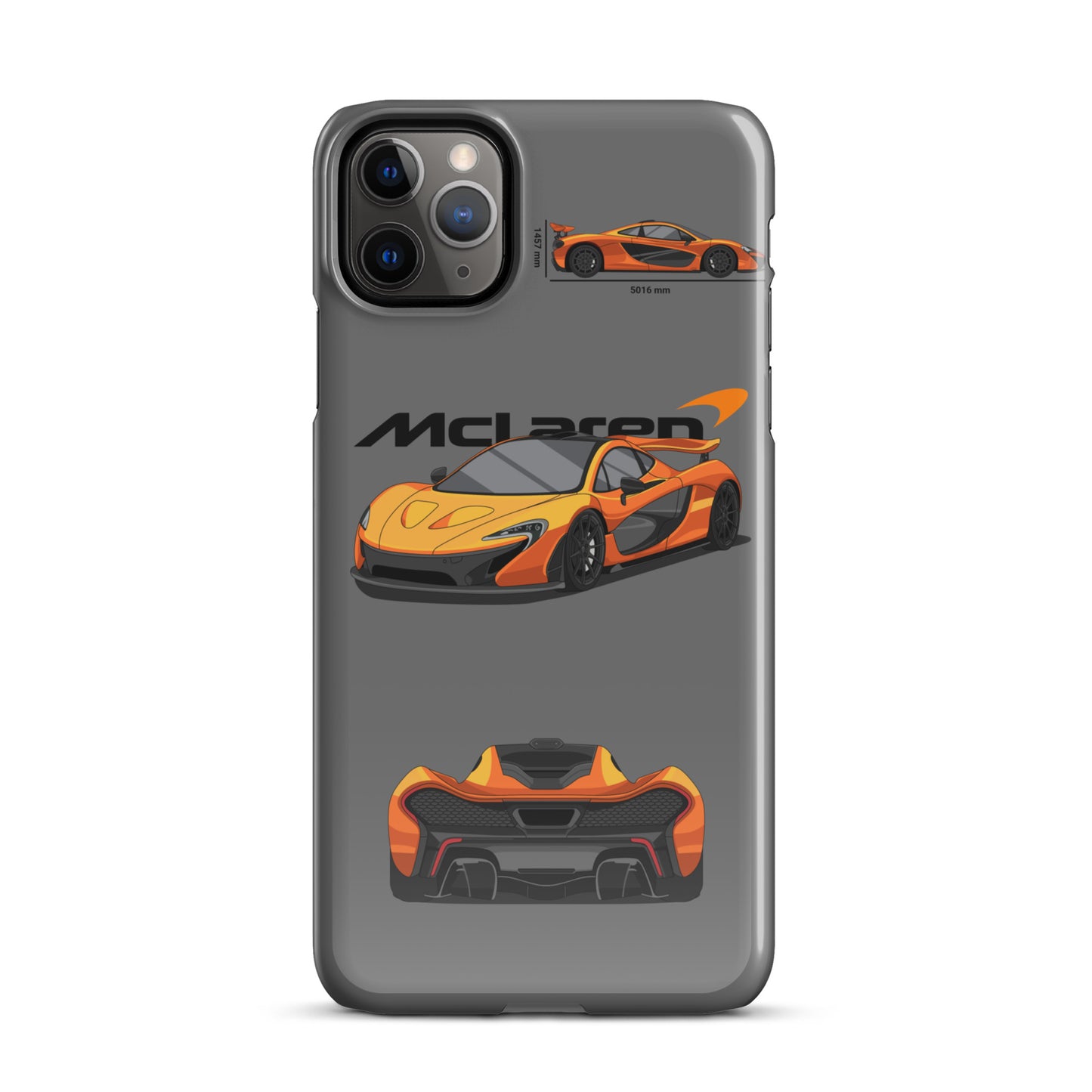 Mclaren P1 Snap case for iPhone® (Grey)