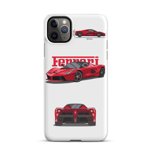 Ferrari LaFerrari Snap case for iPhone® (White)