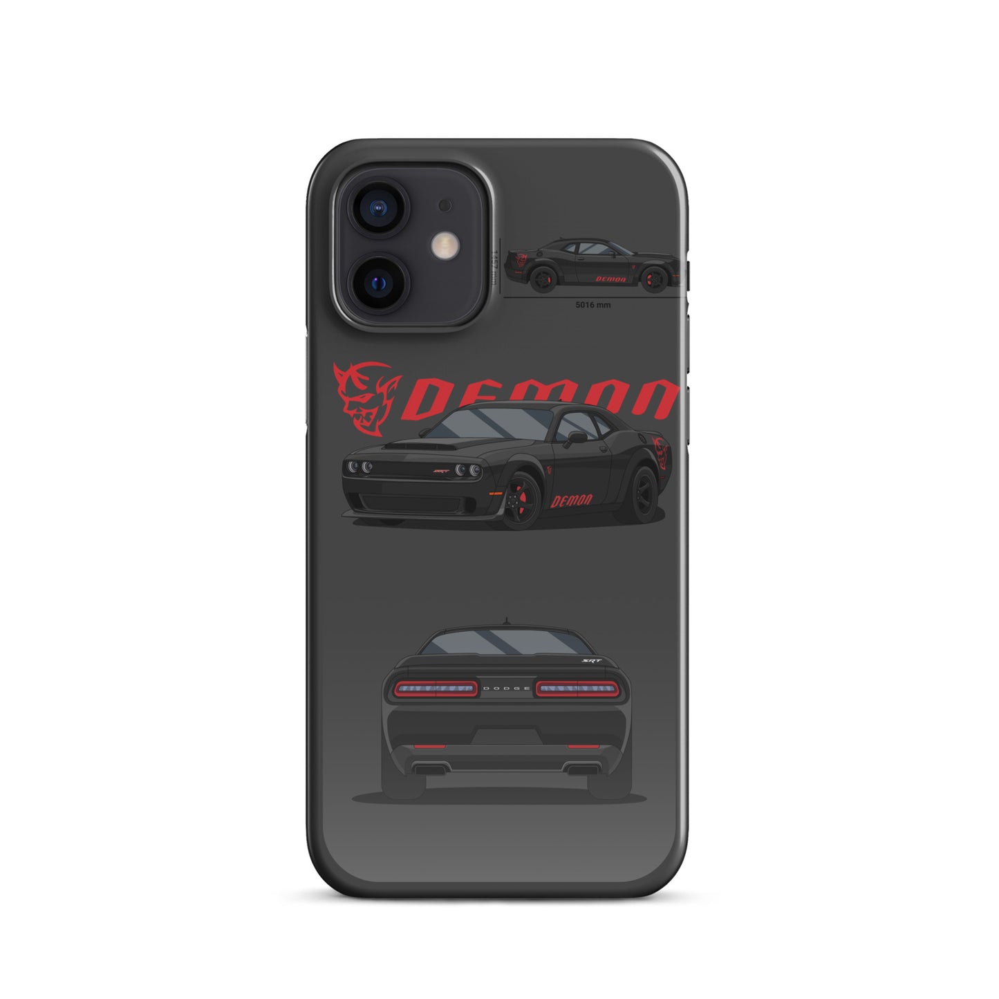 Dodge SRT Demon 170 snap case for iPhone® (Dark Grey)