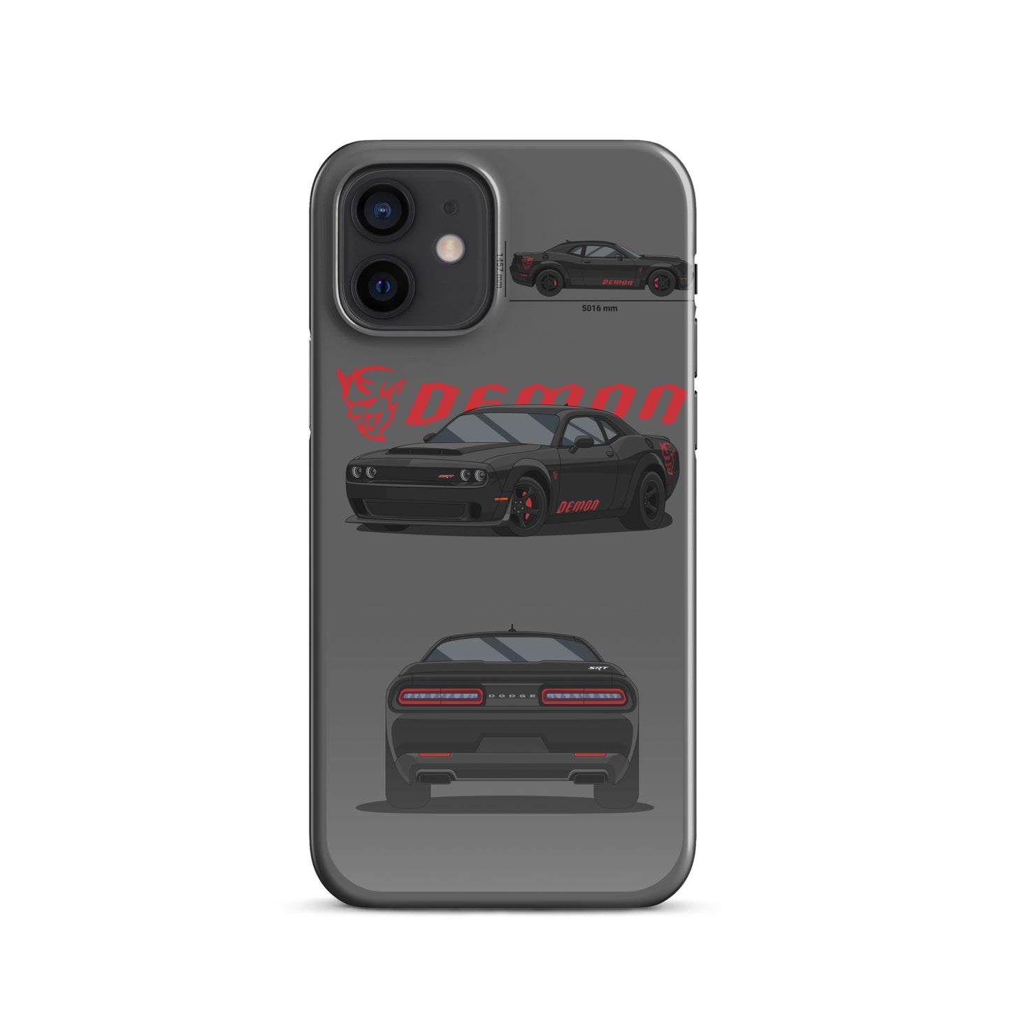 Dodge SRT Demon 170 snap case for iPhone® (Grey)