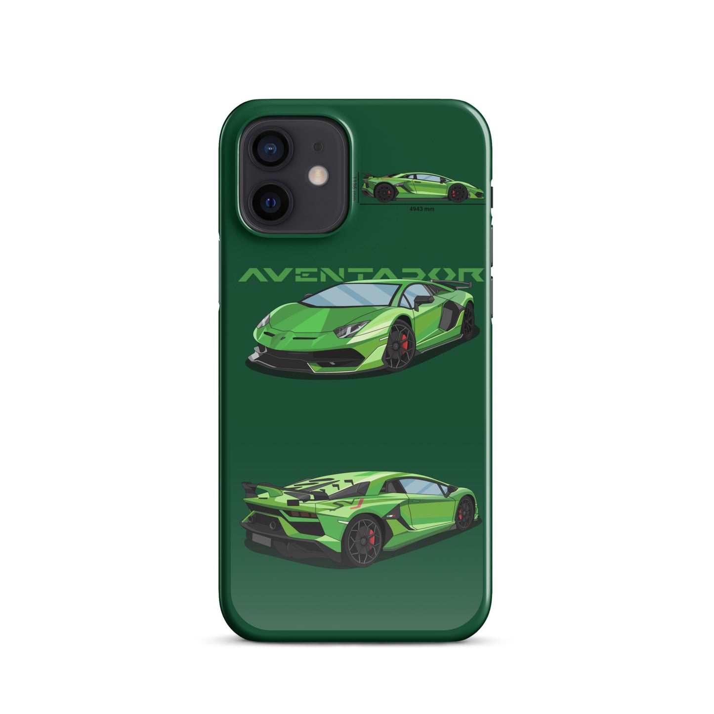 Lamborghini Aventador SVJ snap case for iPhone® (Green)