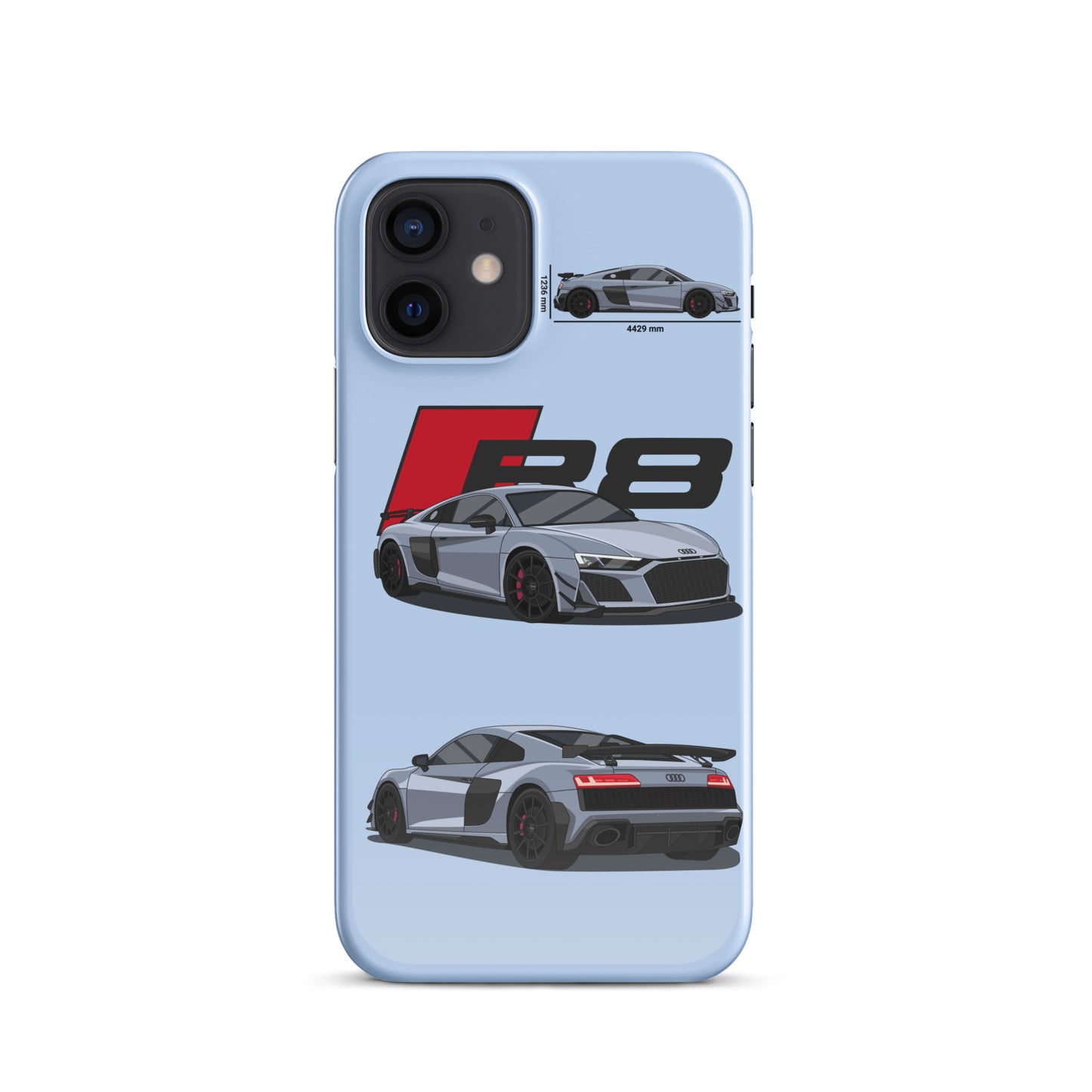 Audi R8 GT snap case for iPhone® (Baby Blue)