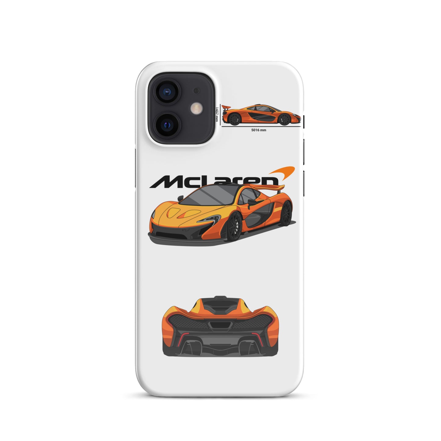 Mclaren P1 Snap case for iPhone® (White)