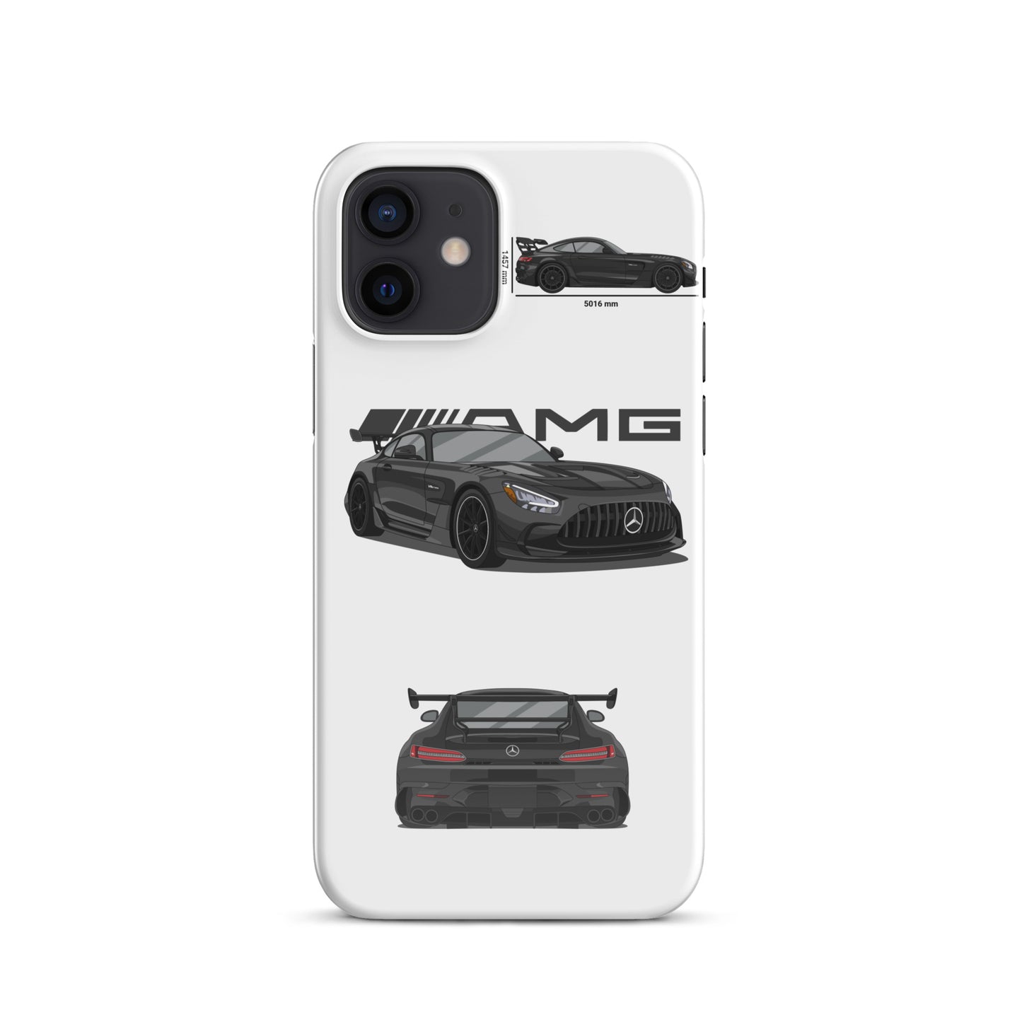 AMG GT Black Series Snap case for iPhone® (White)