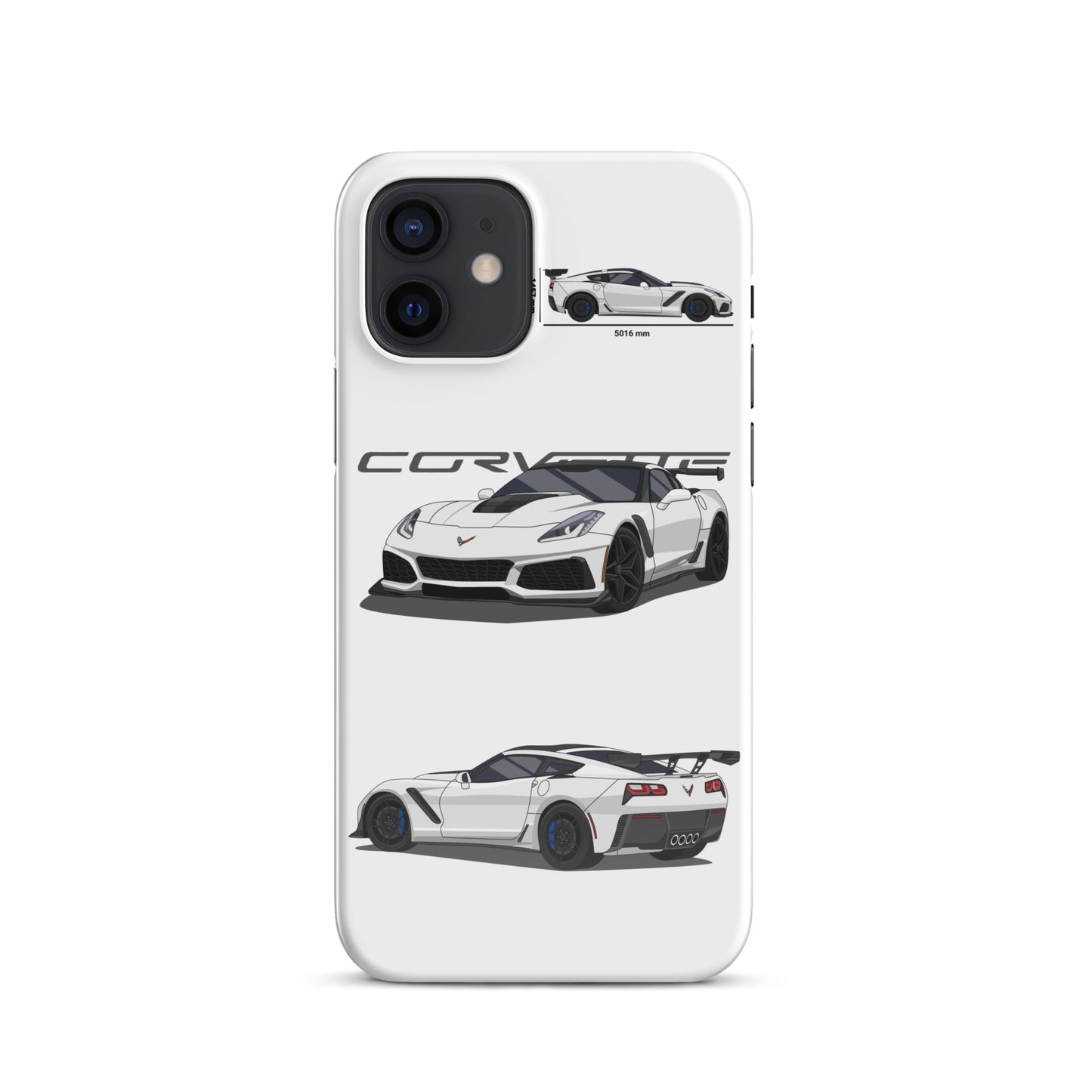 Corvette C7 ZR1 Snap case for iPhone® (White)