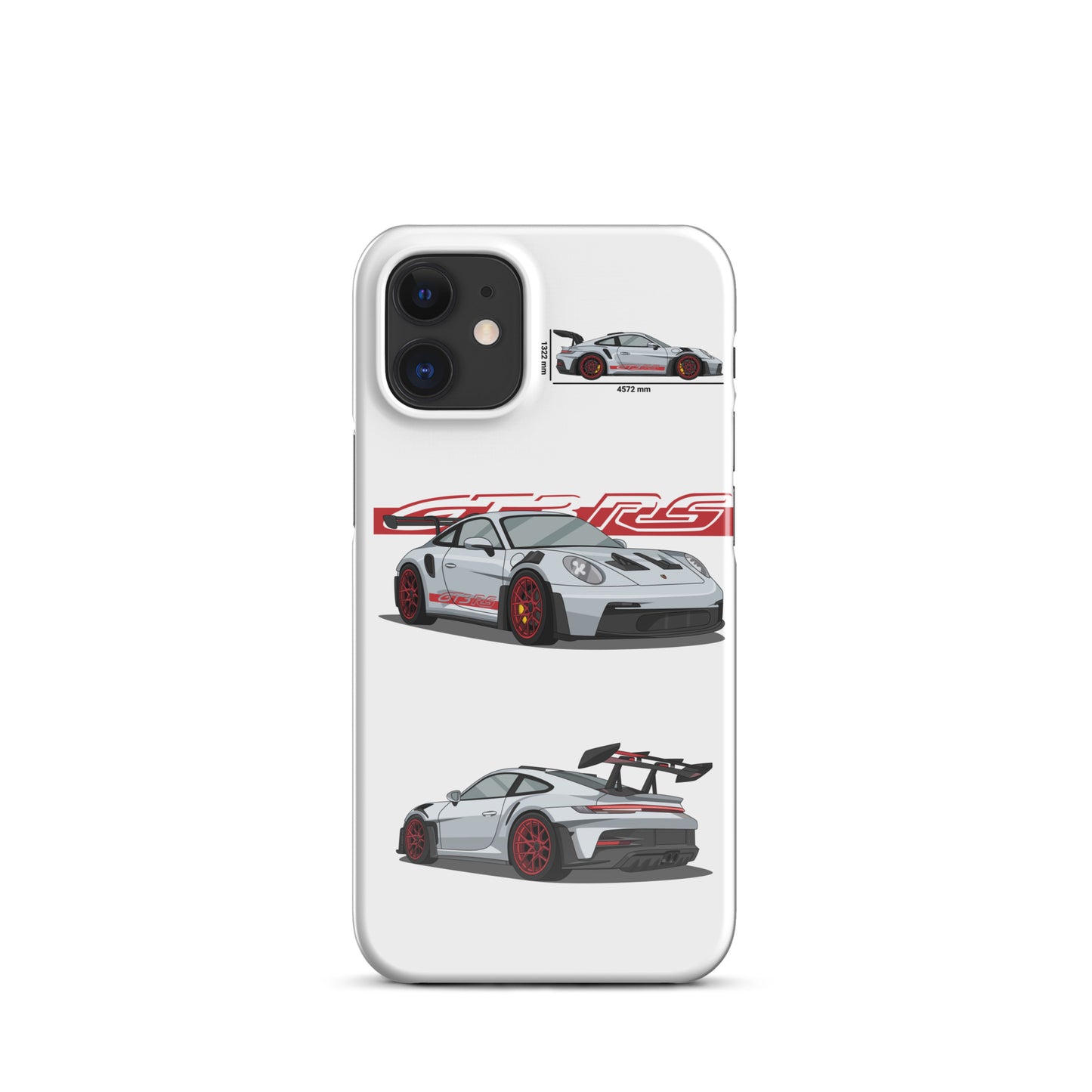 Porsche 911 GT3 RS snap case for iPhone® (White)