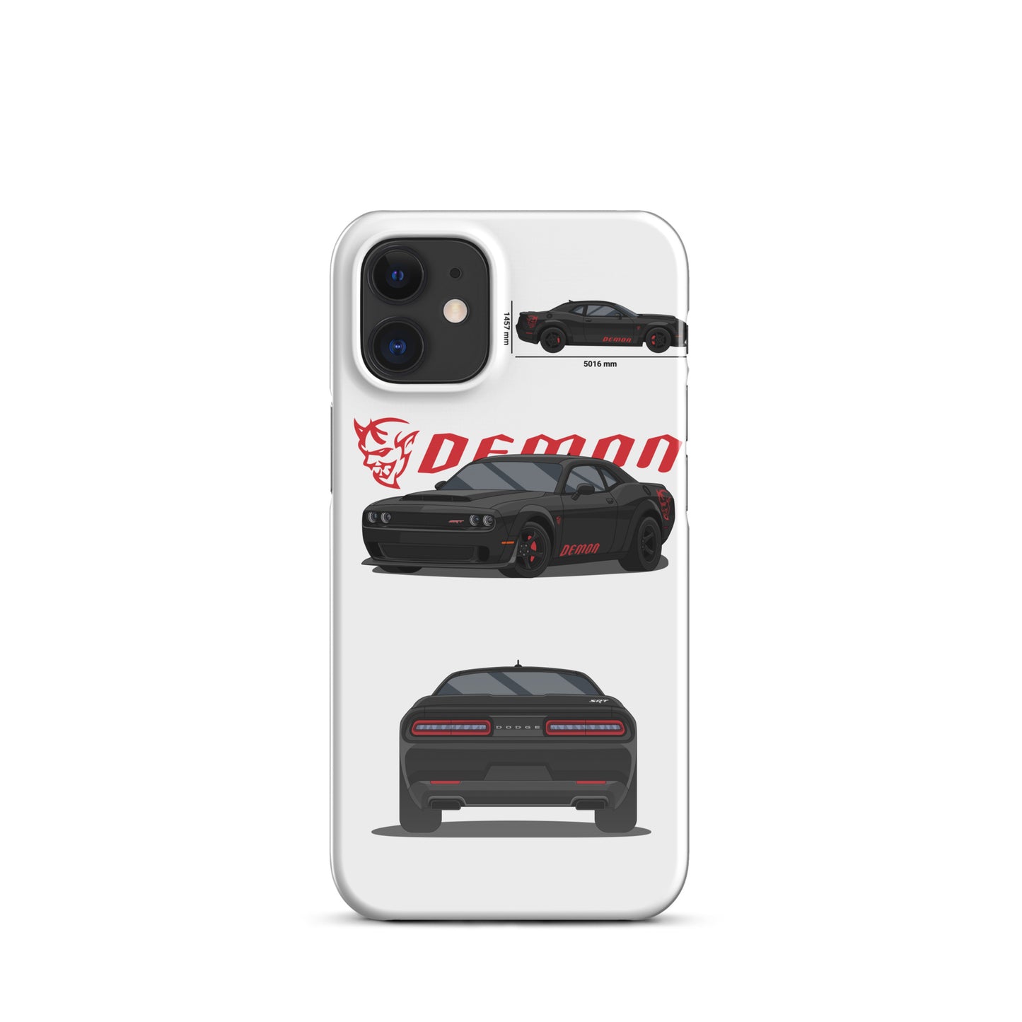 Dodge SRT Demon 170 snap case for iPhone® (White)