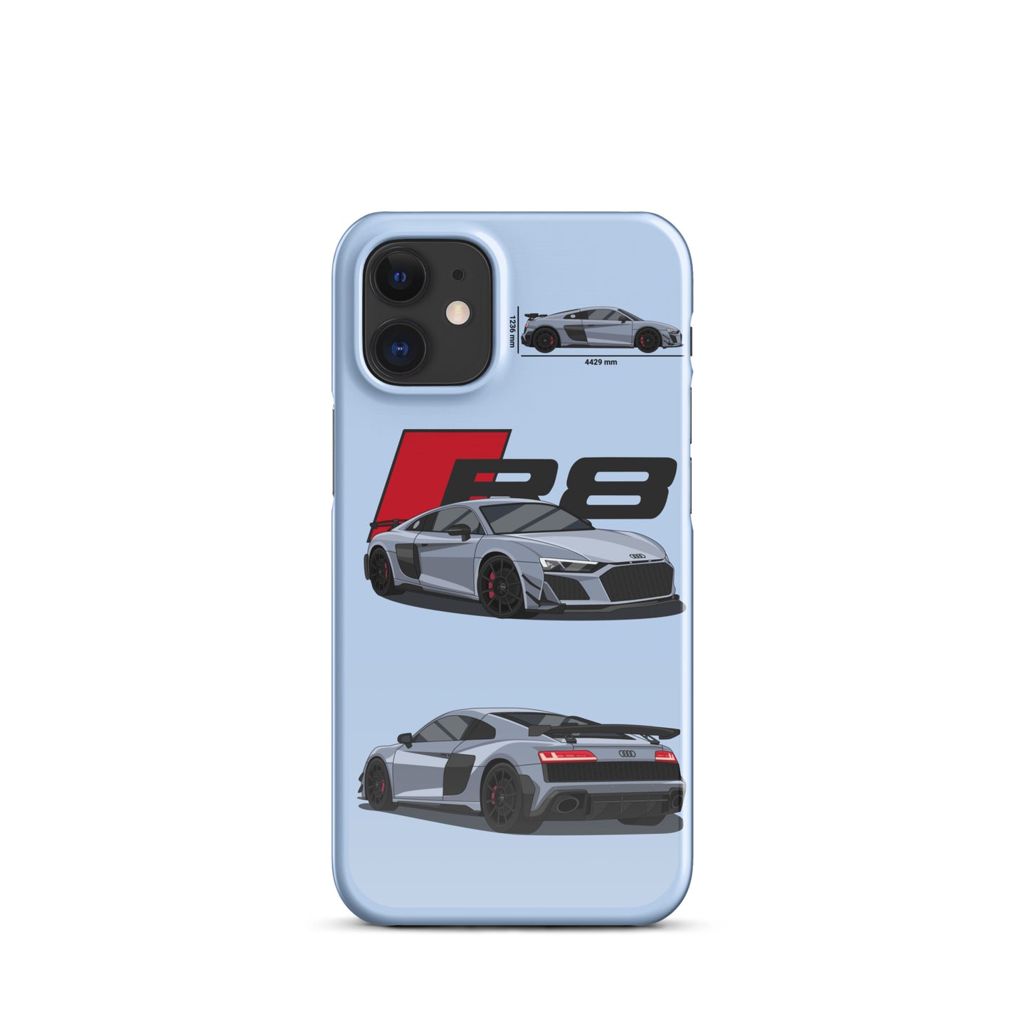 Audi R8 GT snap case for iPhone® (Baby Blue)