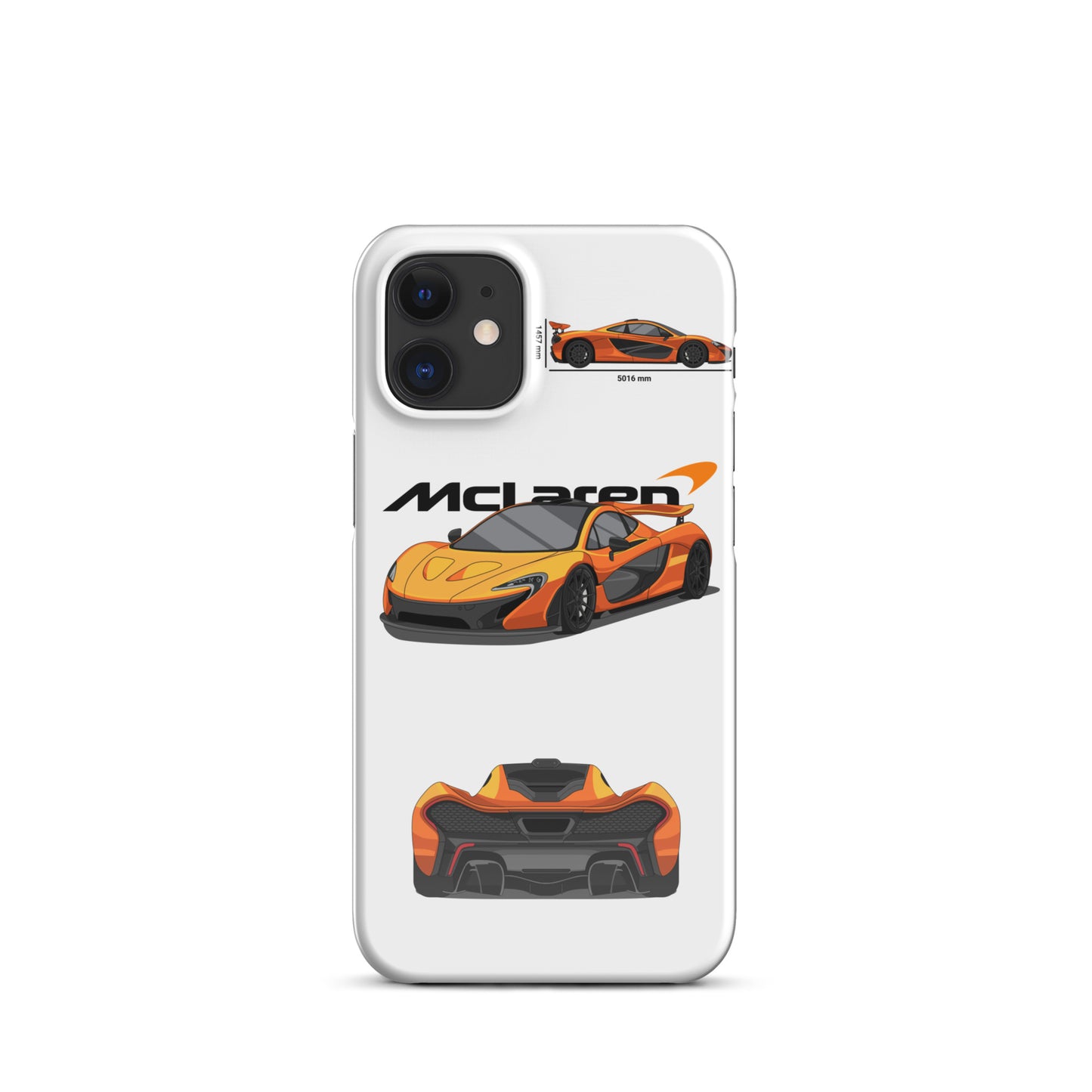 Mclaren P1 Snap case for iPhone® (White)