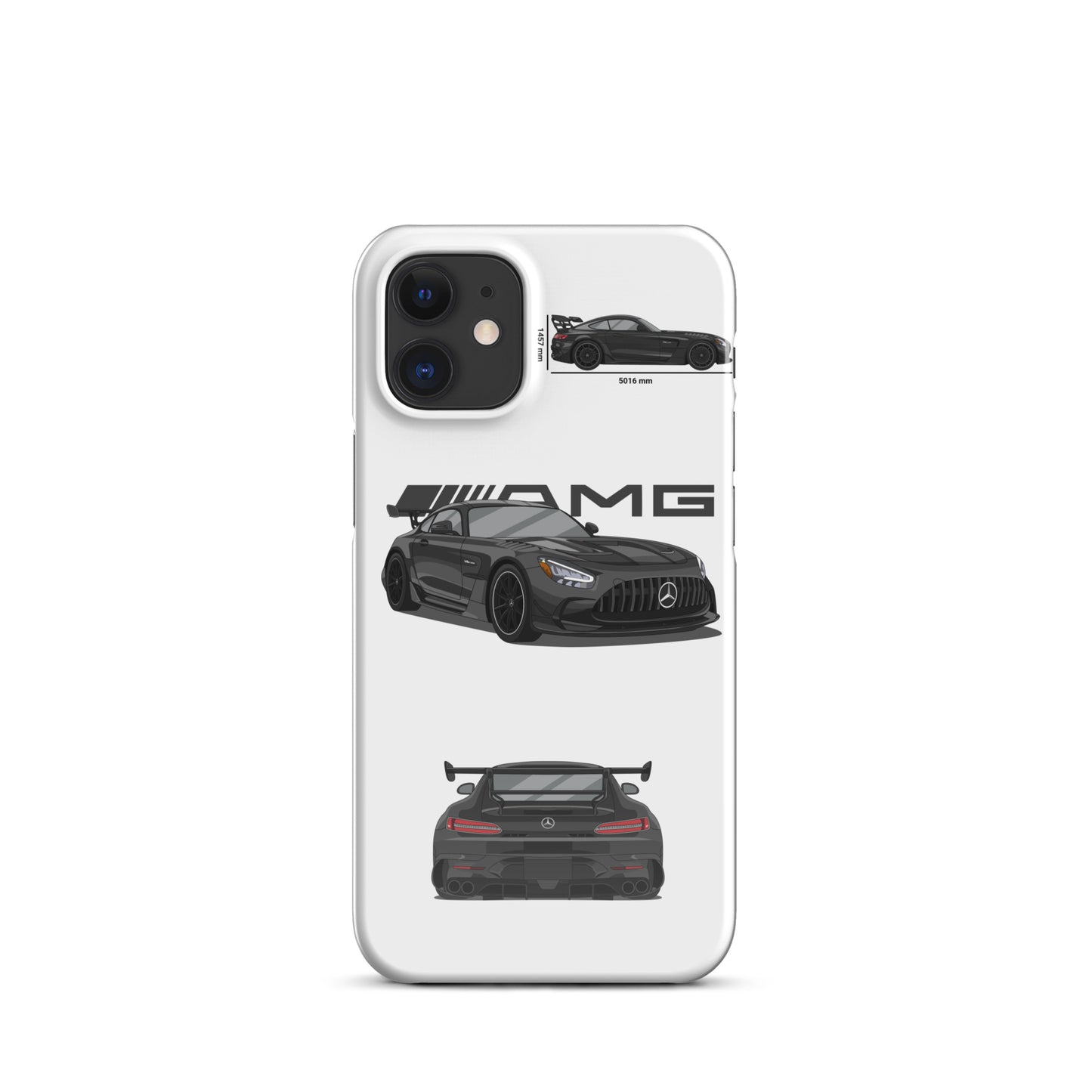 AMG GT Black Series Snap case for iPhone® (White)