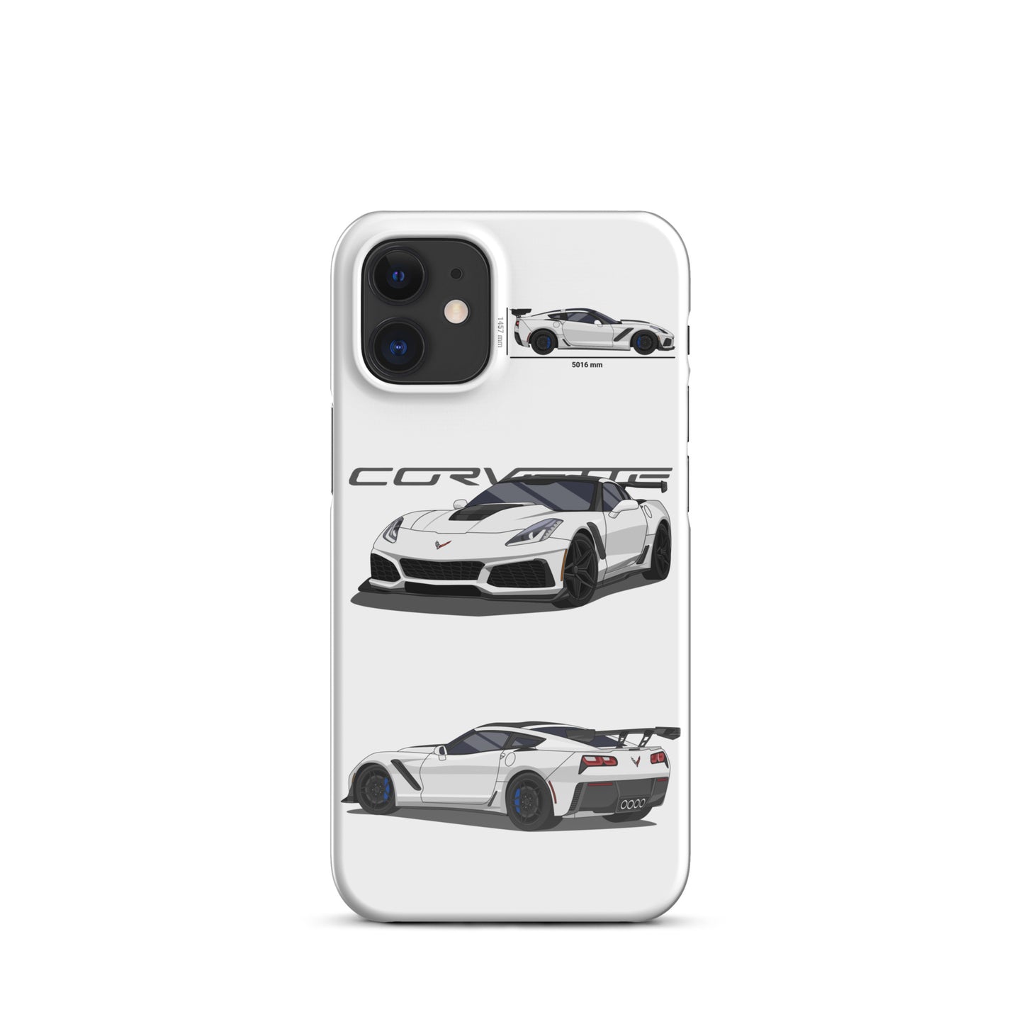 Corvette C7 ZR1 Snap case for iPhone® (White)