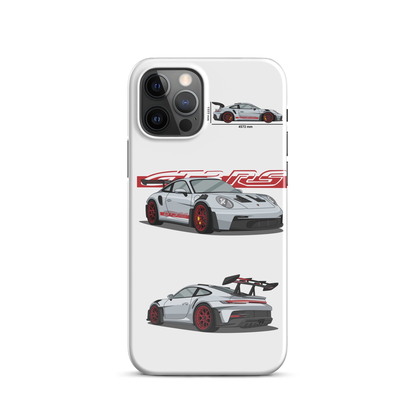 Porsche 911 GT3 RS snap case for iPhone® (White)