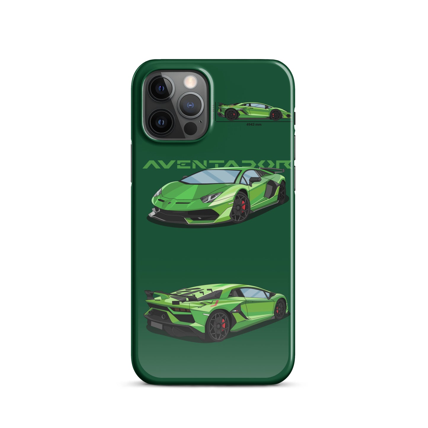 Lamborghini Aventador SVJ snap case for iPhone® (Green)