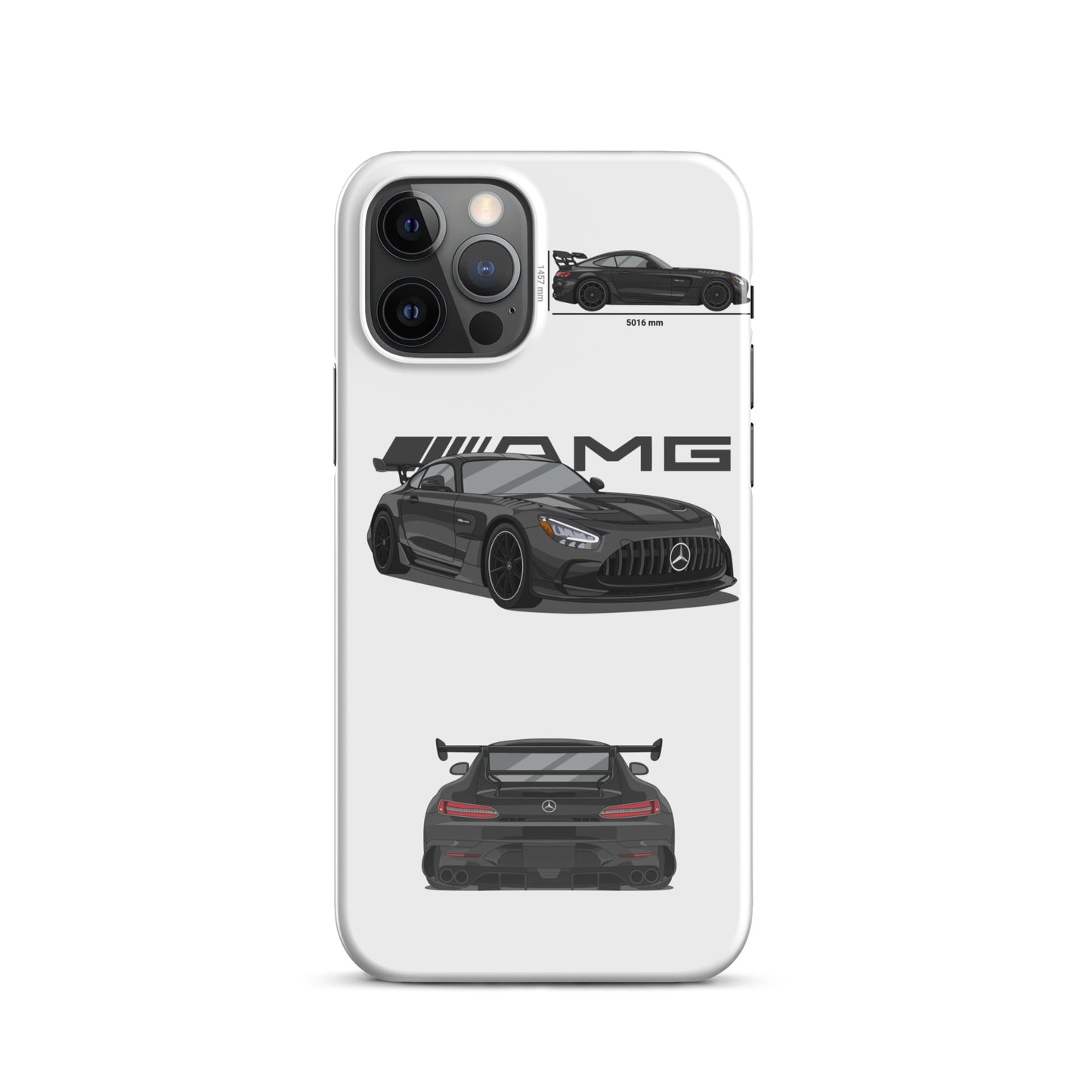 AMG GT Black Series Snap case for iPhone® (White)