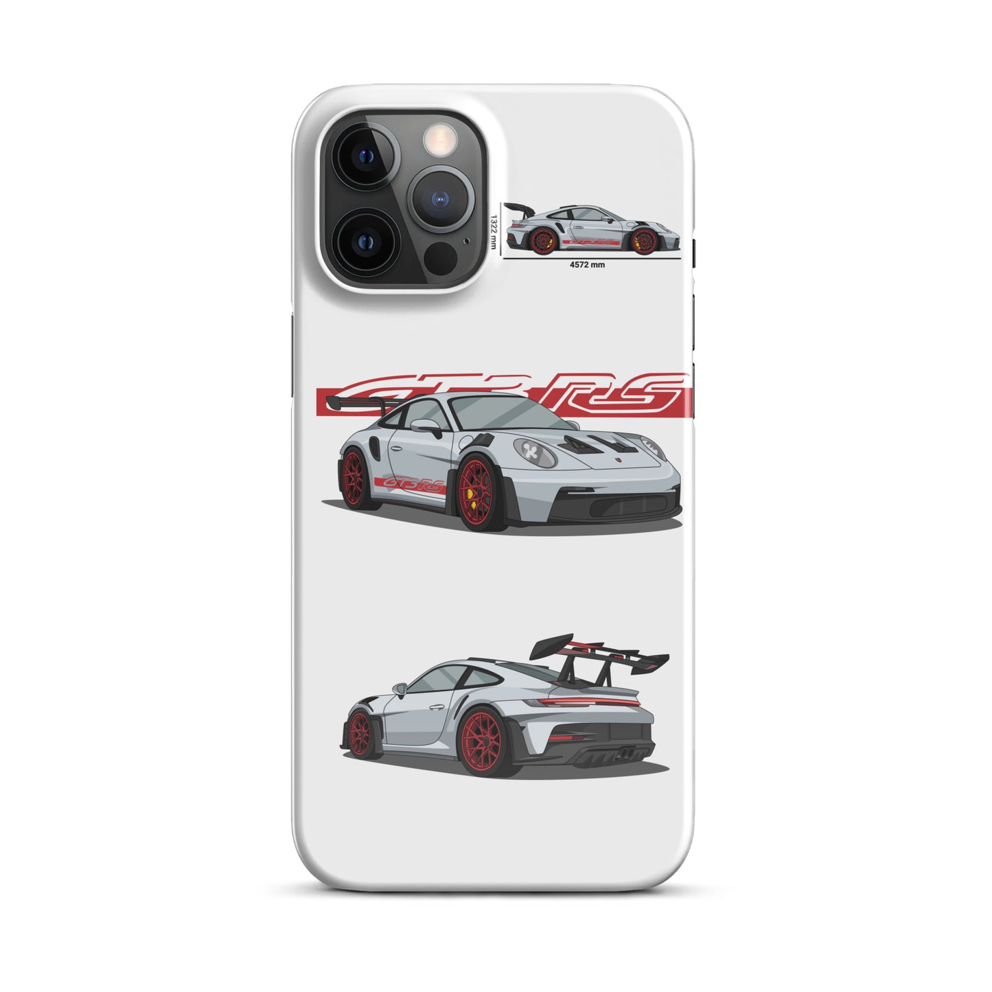 Porsche 911 GT3 RS snap case for iPhone® (White)