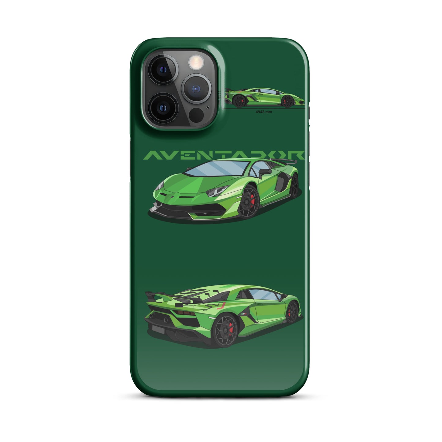 Lamborghini Aventador SVJ snap case for iPhone® (Green)