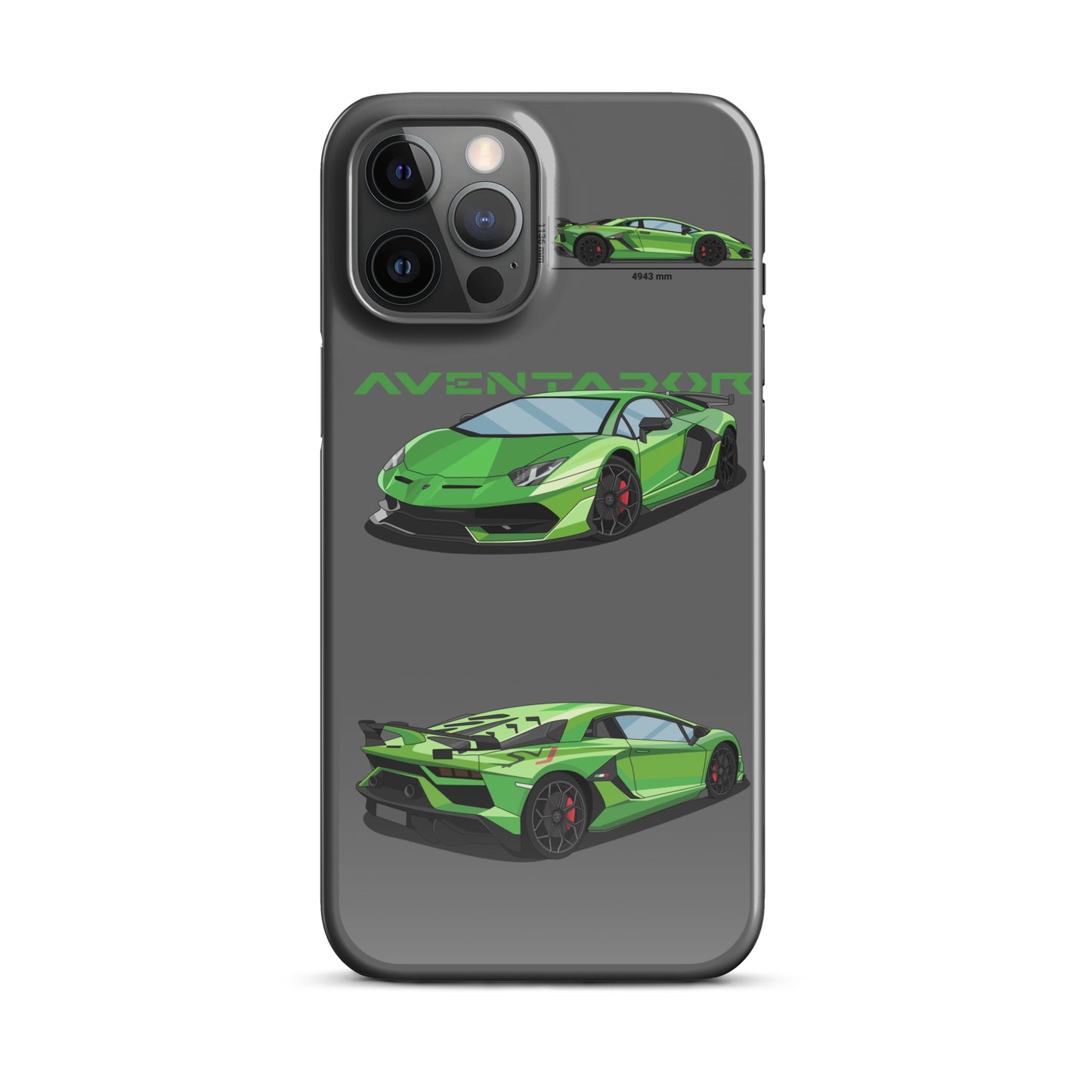 Lamborghini Aventador SVJ snap case for iPhone® (Grey)