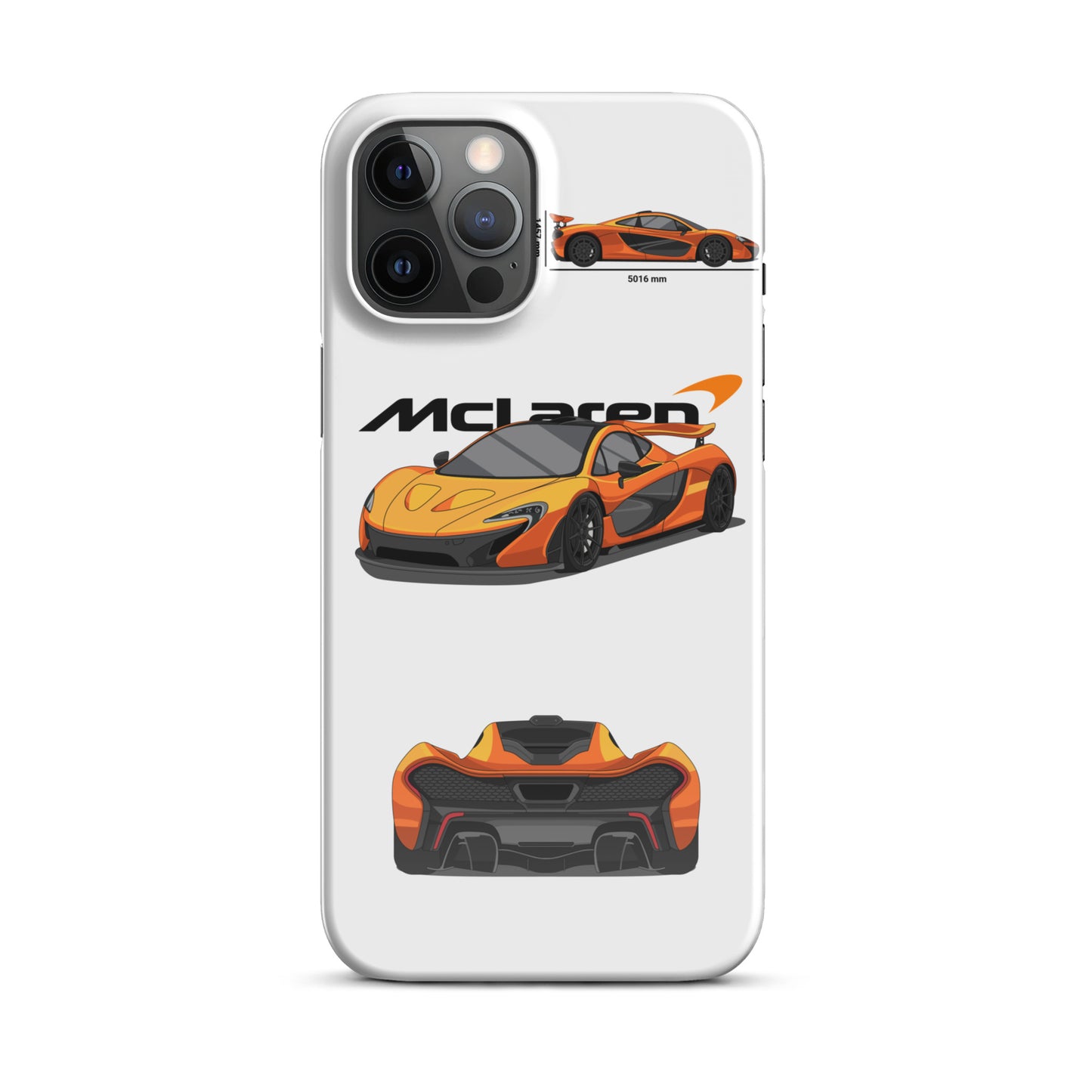 Mclaren P1 Snap case for iPhone® (White)