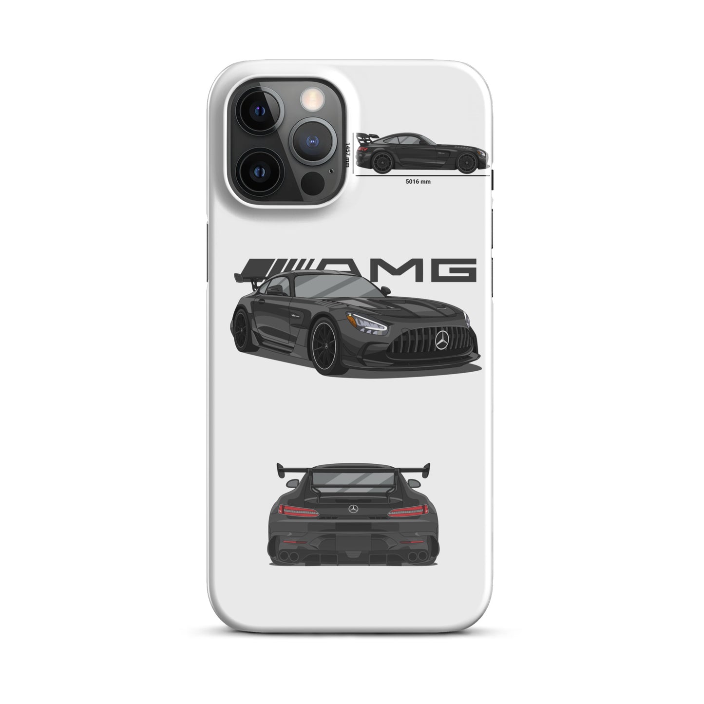 AMG GT Black Series Snap case for iPhone® (White)