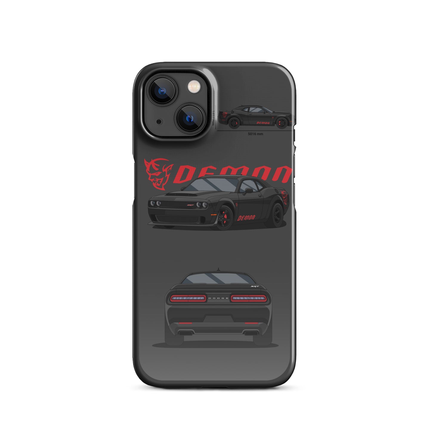 Dodge SRT Demon 170 snap case for iPhone® (Dark Grey)