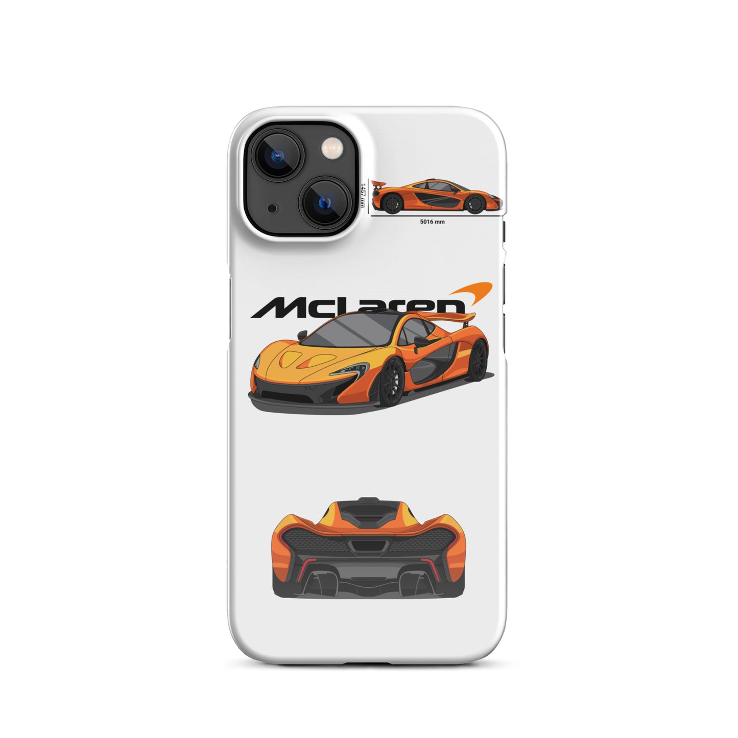 Mclaren P1 Snap case for iPhone® (White)