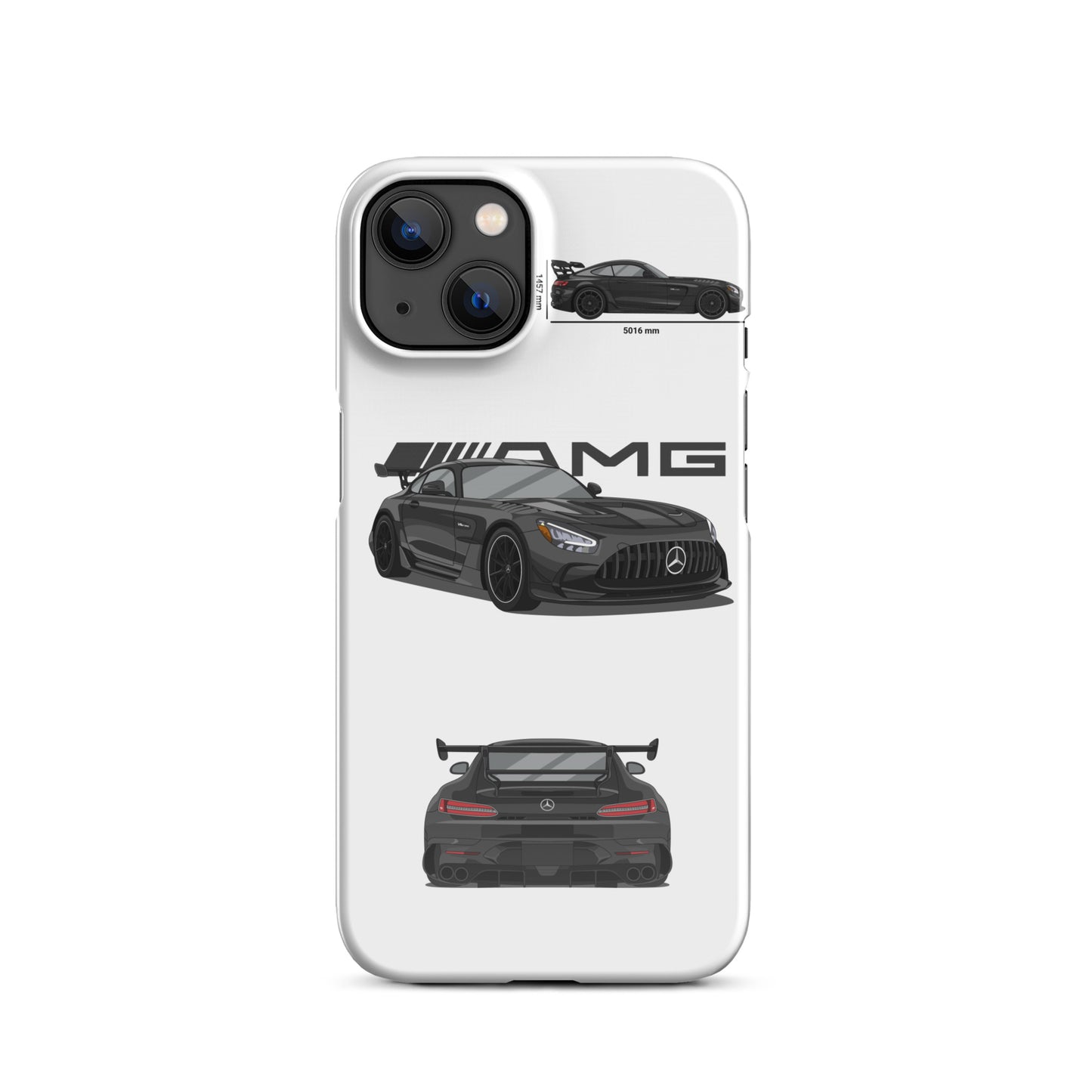 AMG GT Black Series Snap case for iPhone® (White)