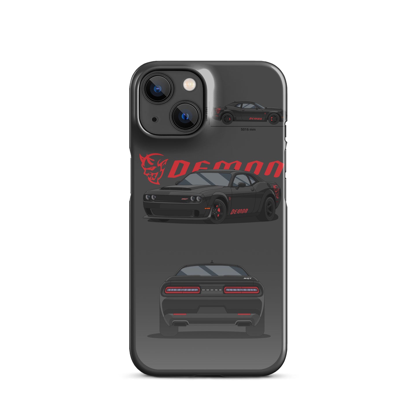 Dodge SRT Demon 170 snap case for iPhone® (Dark Grey)