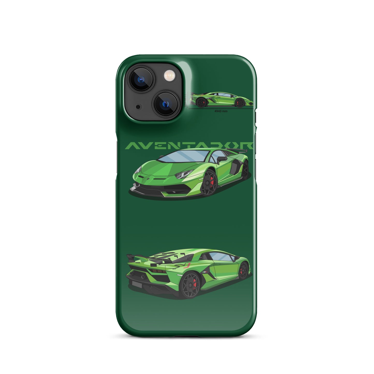 Lamborghini Aventador SVJ snap case for iPhone® (Green)