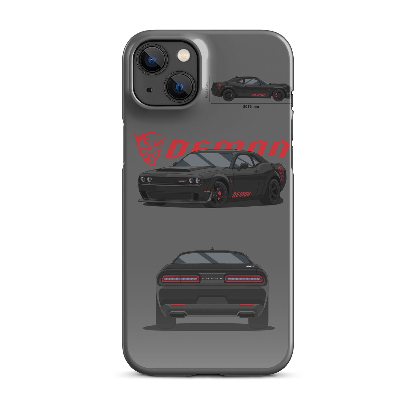 Dodge SRT Demon 170 snap case for iPhone® (Grey)