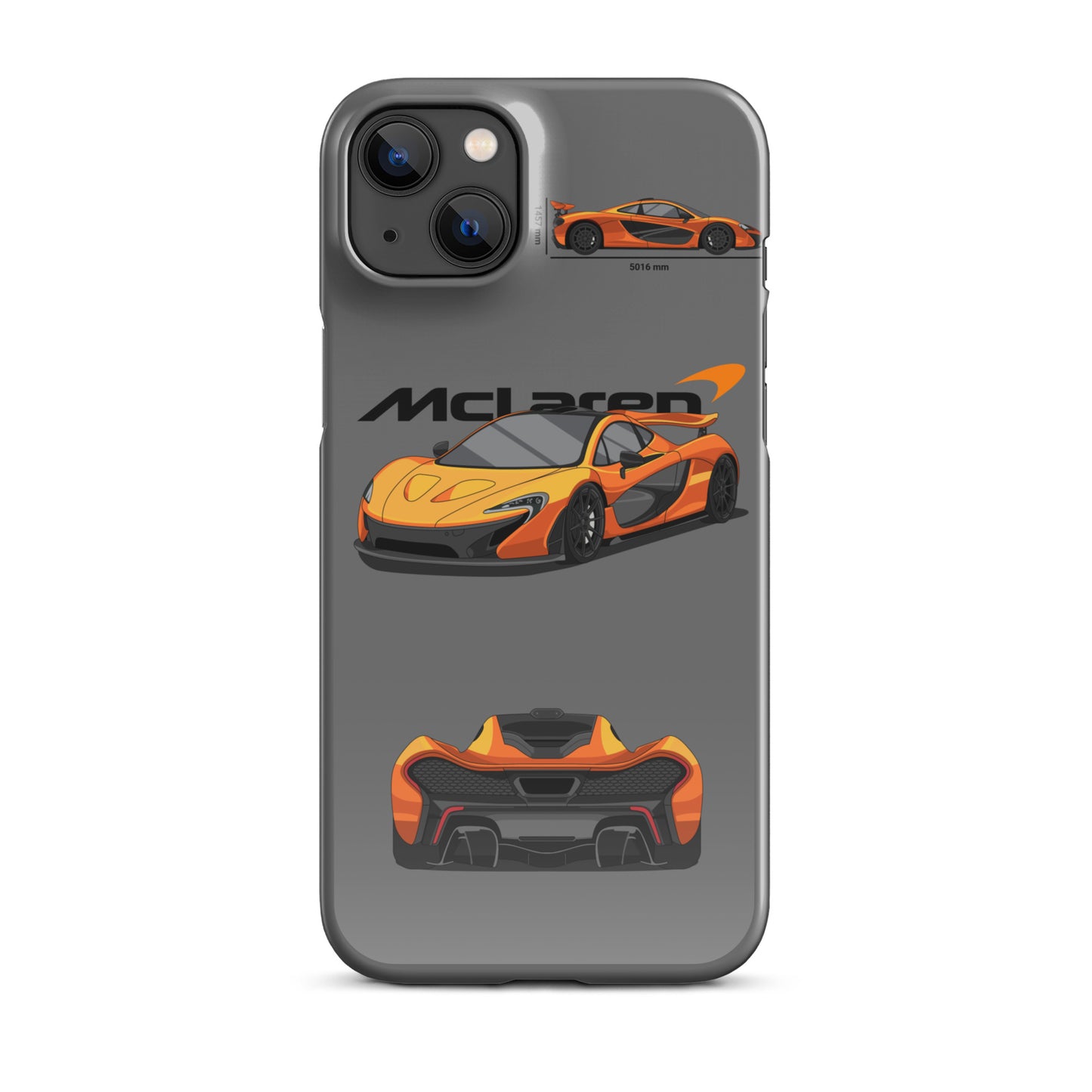 Mclaren P1 Snap case for iPhone® (Grey)