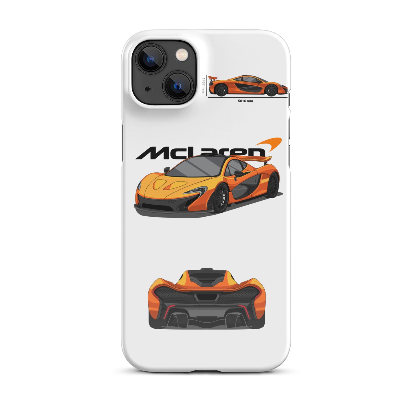 Mclaren P1 Snap case for iPhone® (White)