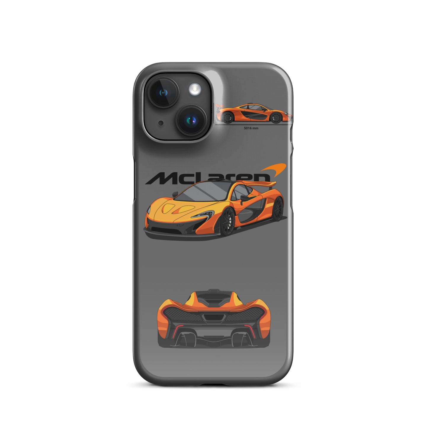 Mclaren P1 Snap case for iPhone® (Grey)