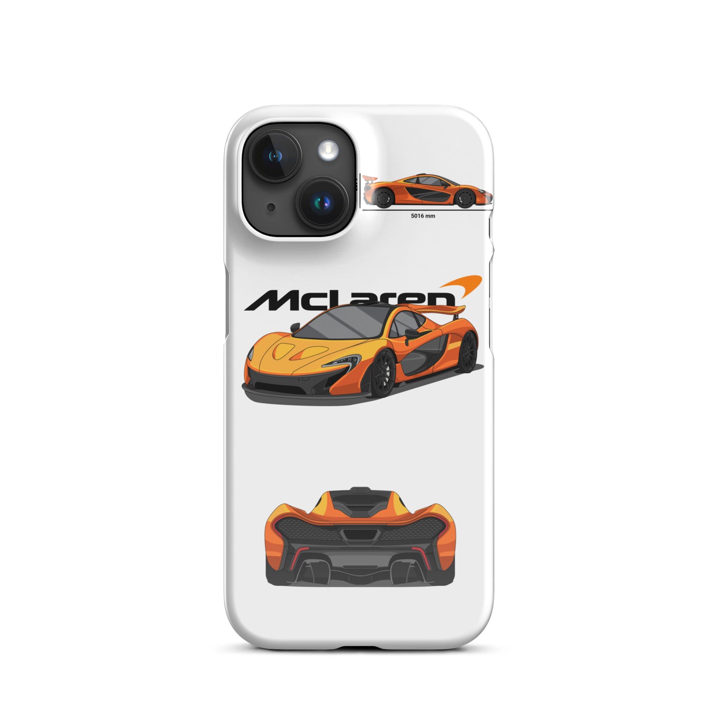 Mclaren P1 Snap case for iPhone® (White)