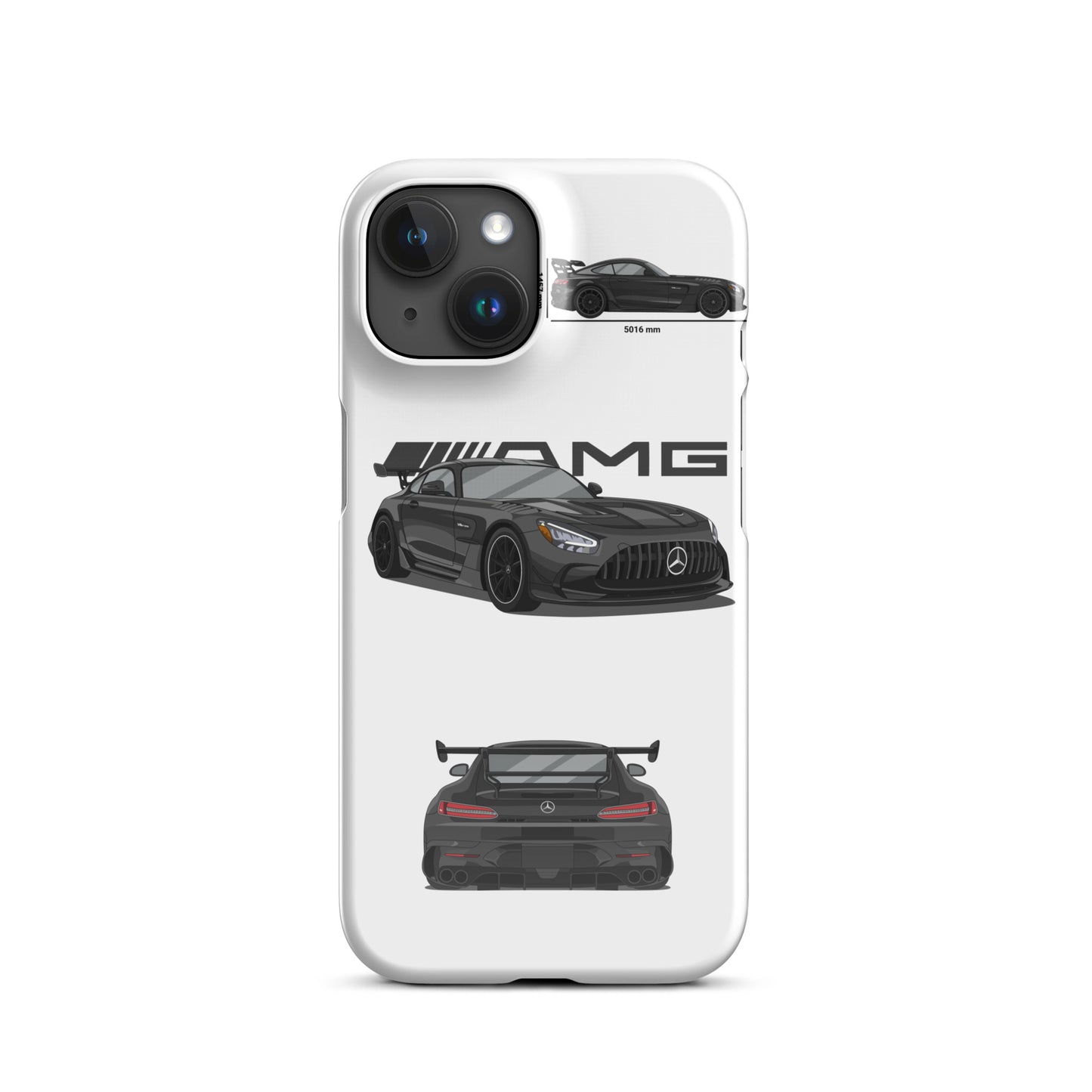 AMG GT Black Series Snap case for iPhone® (White)