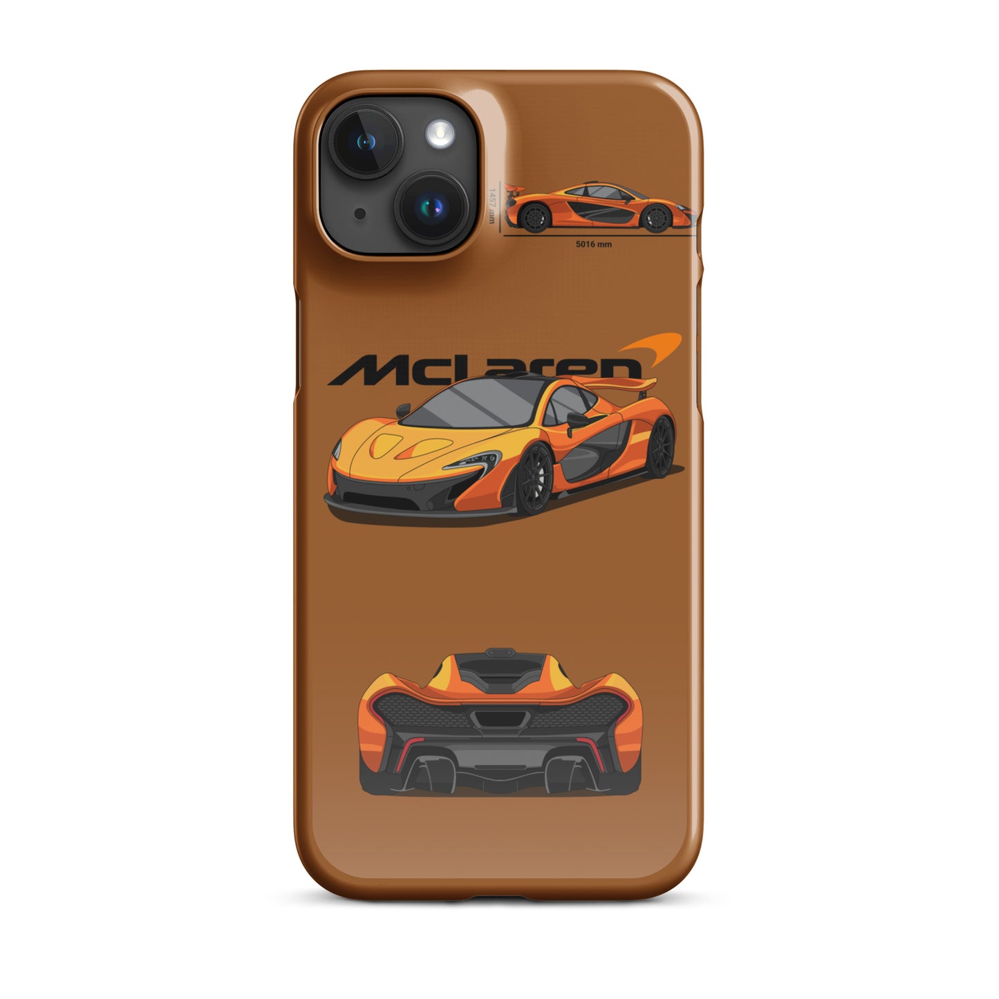 Mclaren P1 Snap case for iPhone® (Orange)