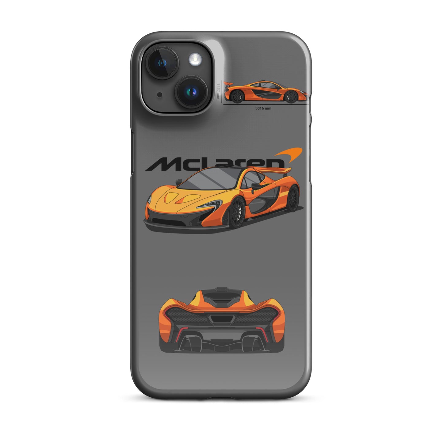 Mclaren P1 Snap case for iPhone® (Grey)