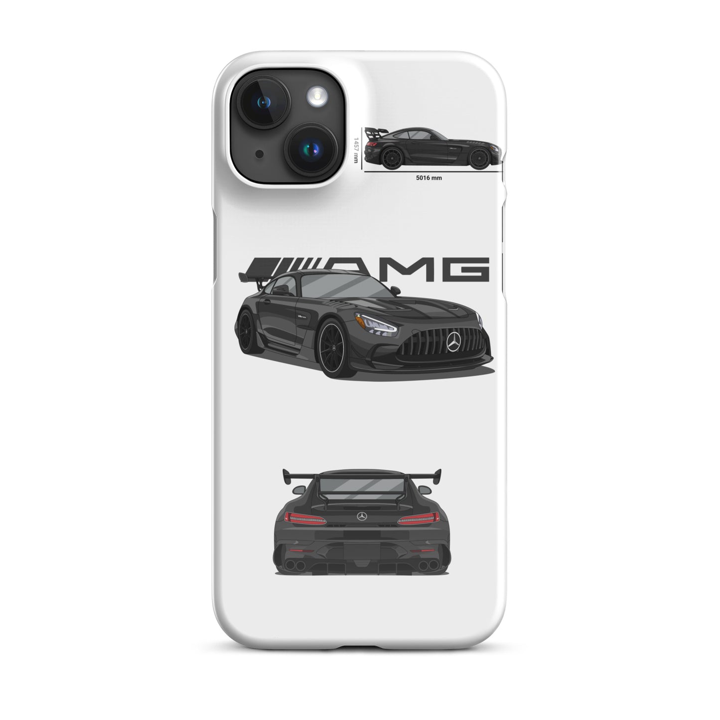 AMG GT Black Series Snap case for iPhone® (White)