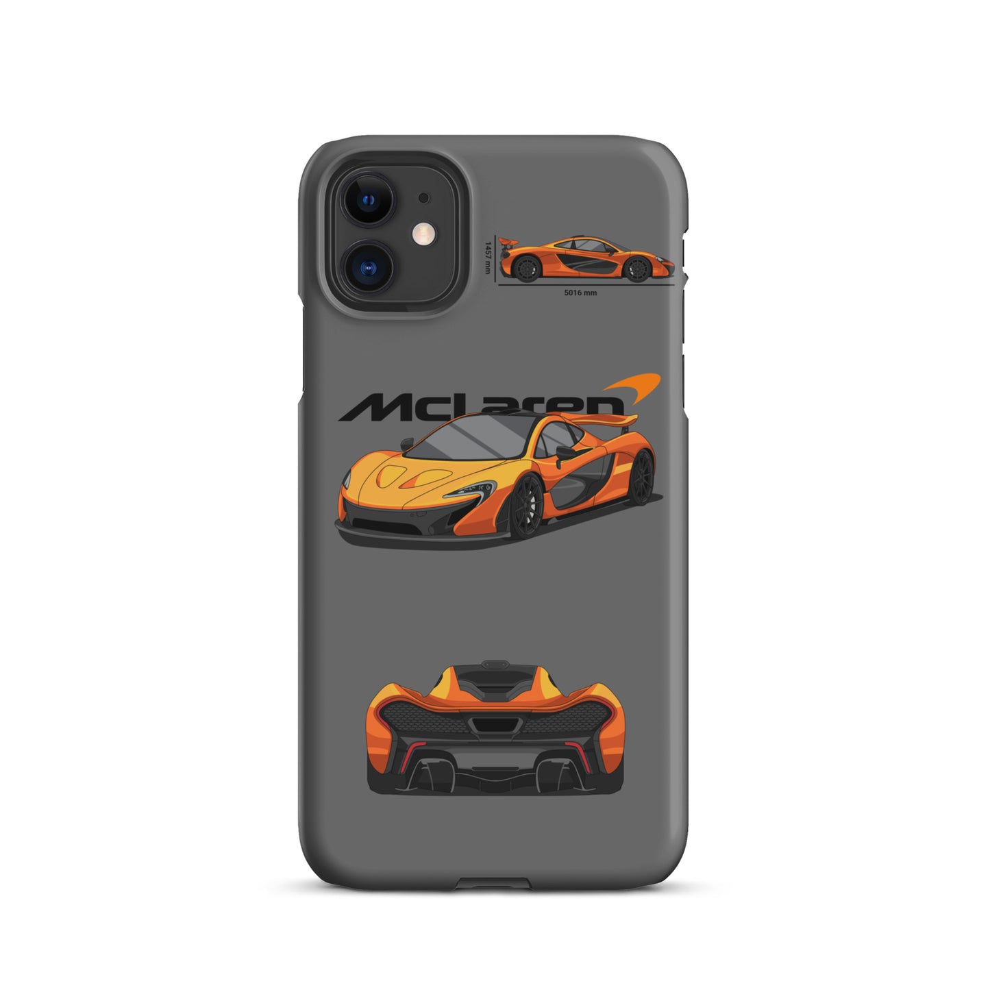 Mclaren P1 Snap case for iPhone® (Grey)