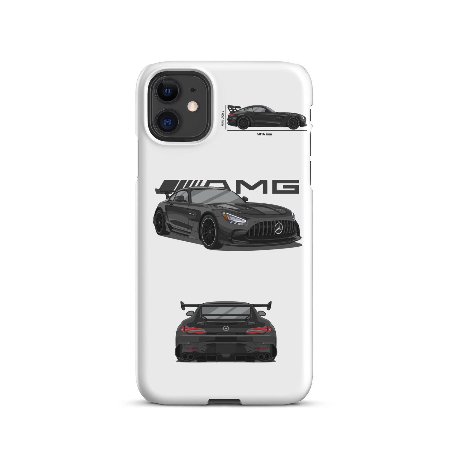 AMG GT Black Series Snap case for iPhone® (White)