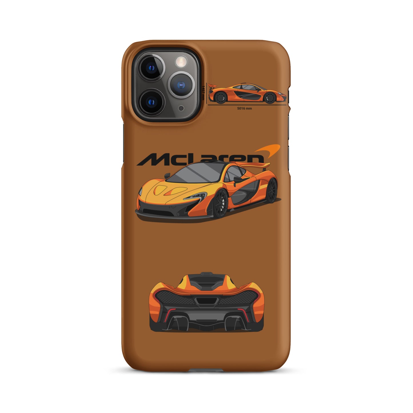 Mclaren P1 Snap case for iPhone® (Orange)