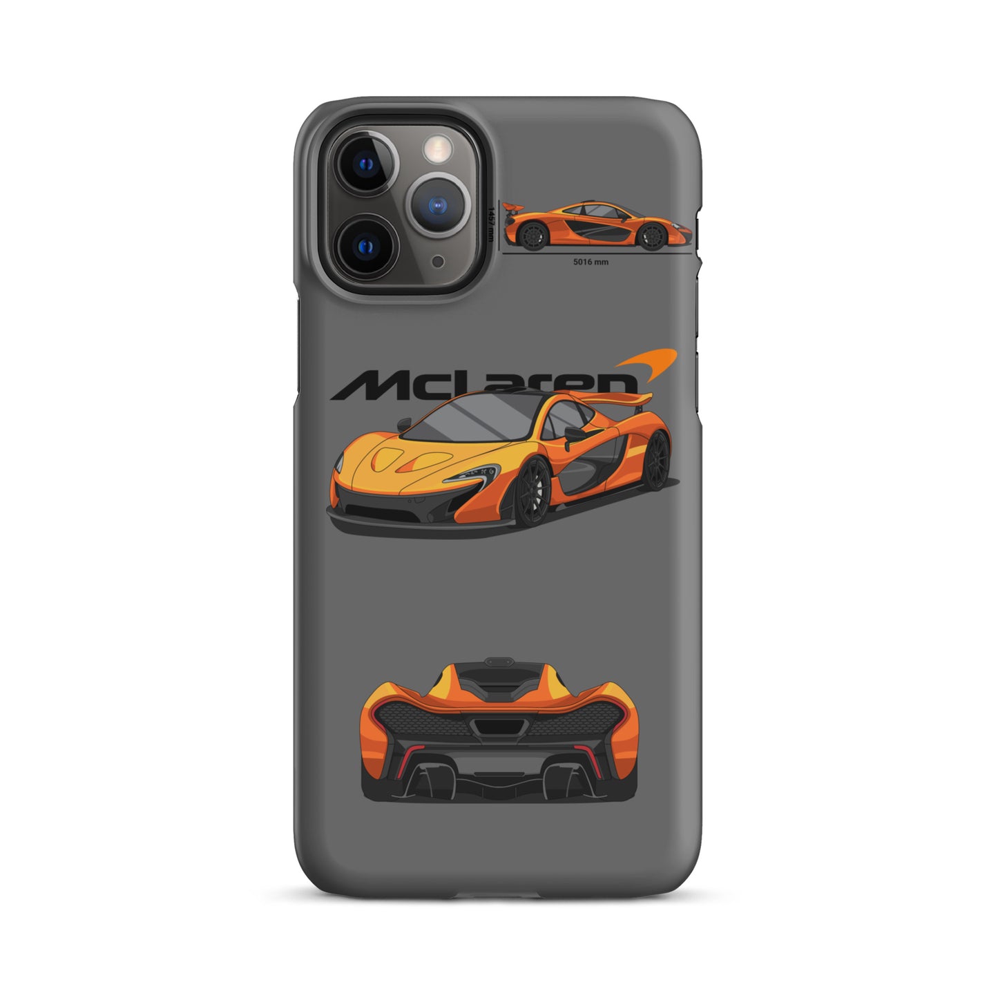 Mclaren P1 Snap case for iPhone® (Grey)