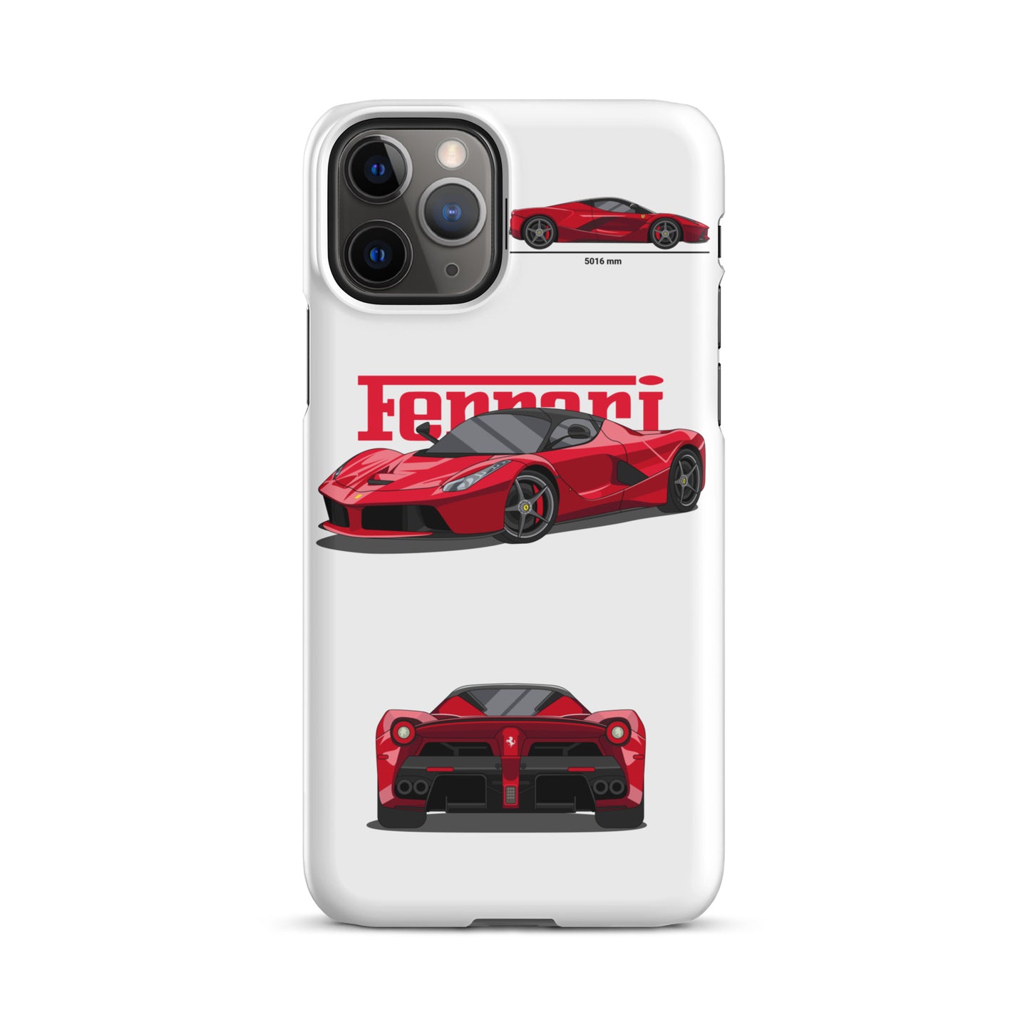 Ferrari LaFerrari Snap case for iPhone® (White)