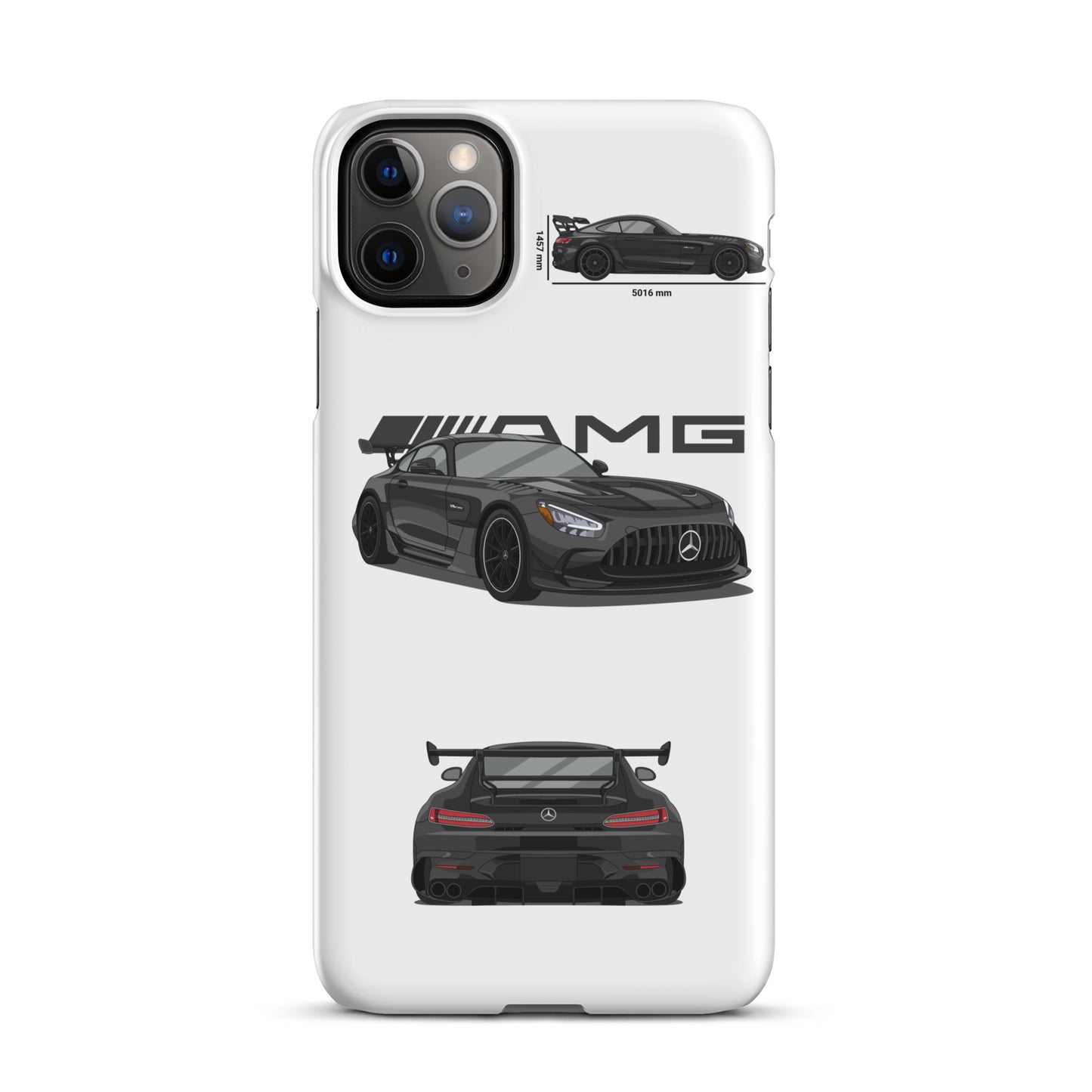 AMG GT Black Series Snap case for iPhone® (White)