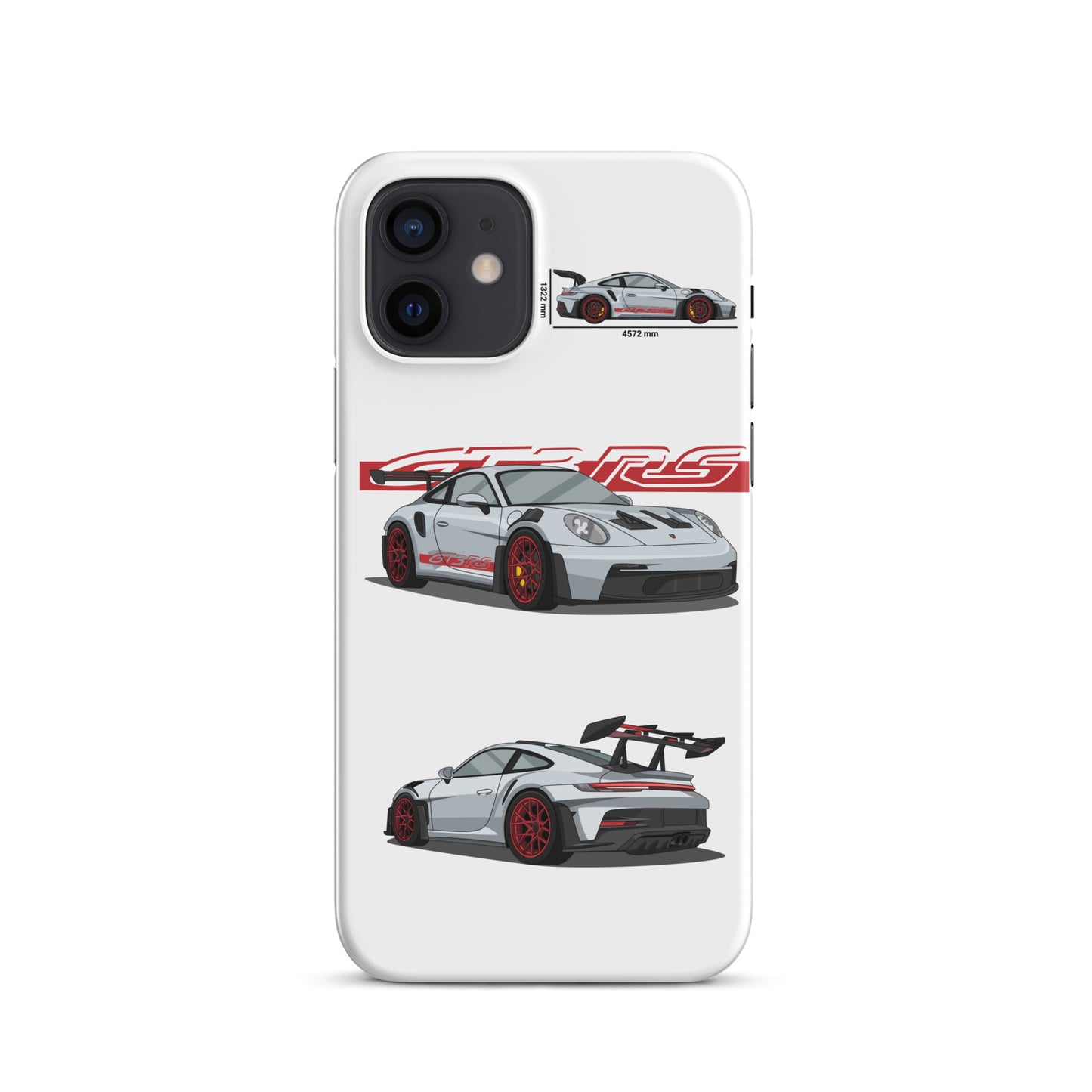 Porsche 911 GT3 RS snap case for iPhone® (White)